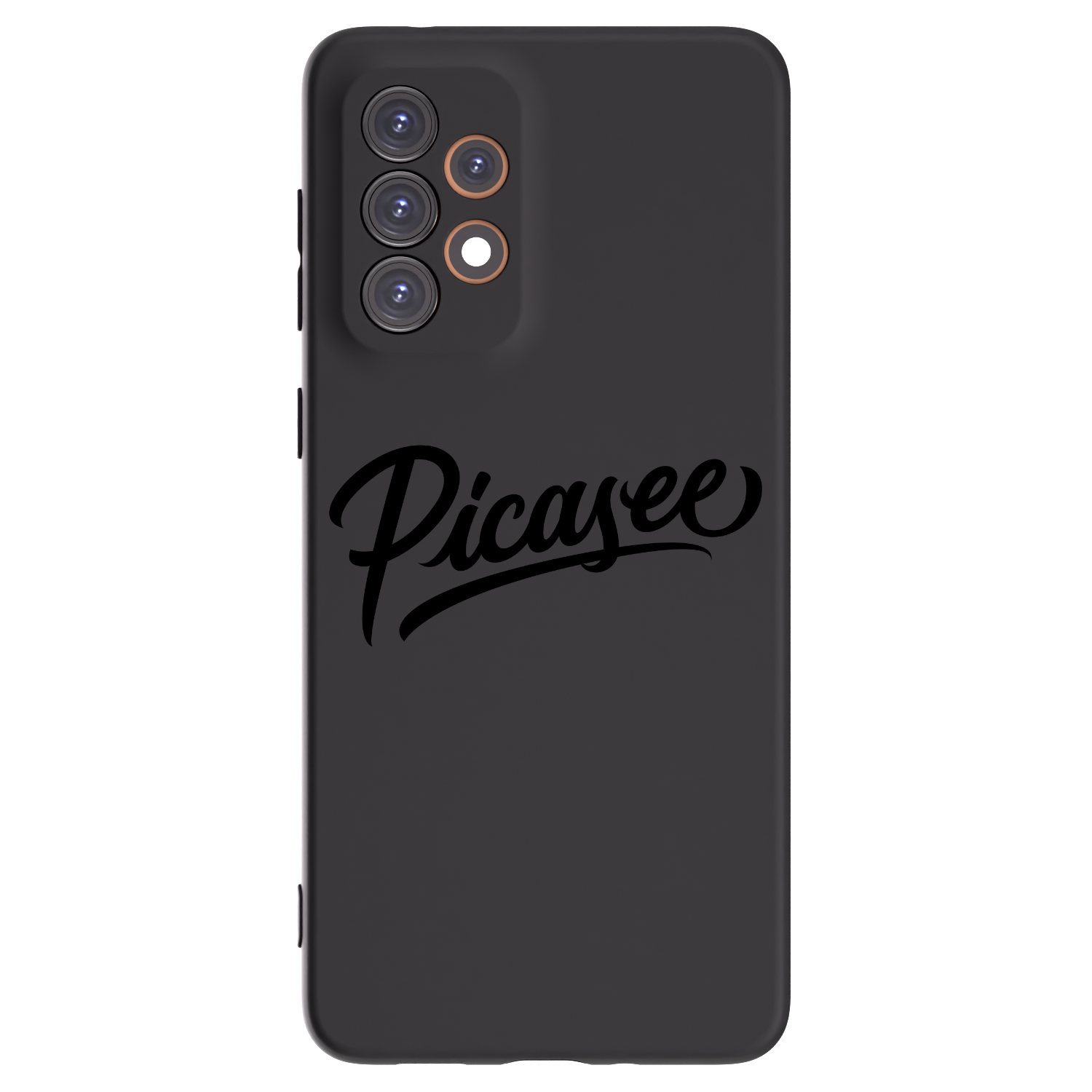 Picasee silikonowe czarne etui na Samsung Galaxy A33 5G A336 - Picasee - old logo - black