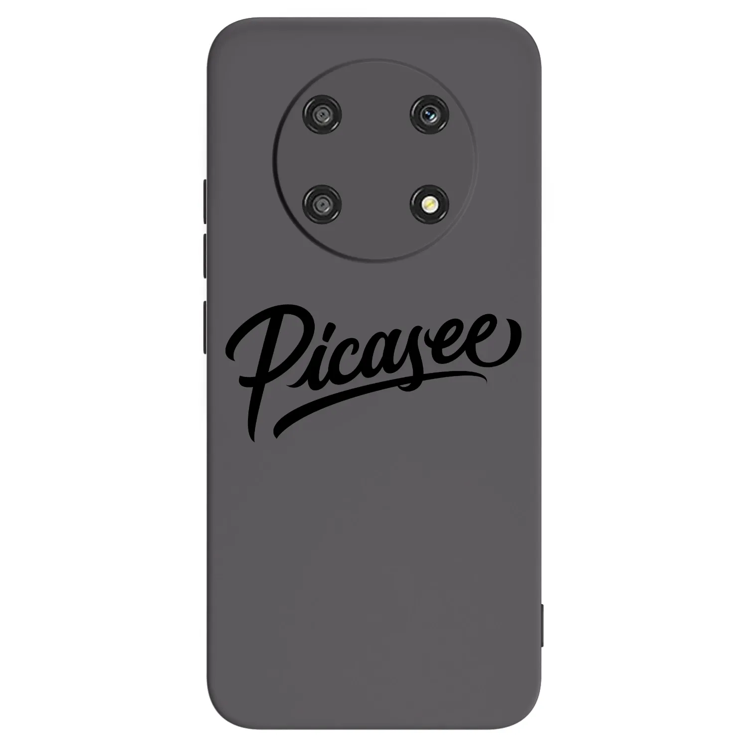 Picasee silikonowe czarne etui na Honor Magic4 Lite 5G - Picasee - old logo - black