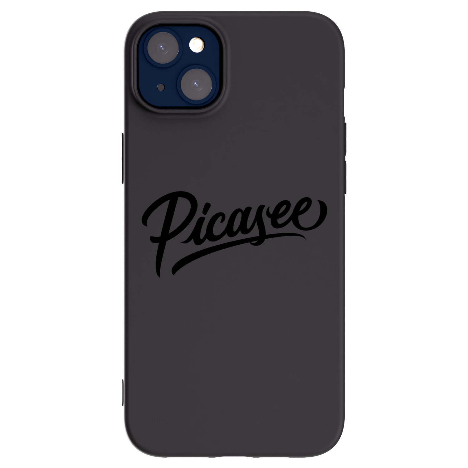 Picasee silikonowe czarne etui na Apple iPhone 14 Plus - Picasee - old logo - black