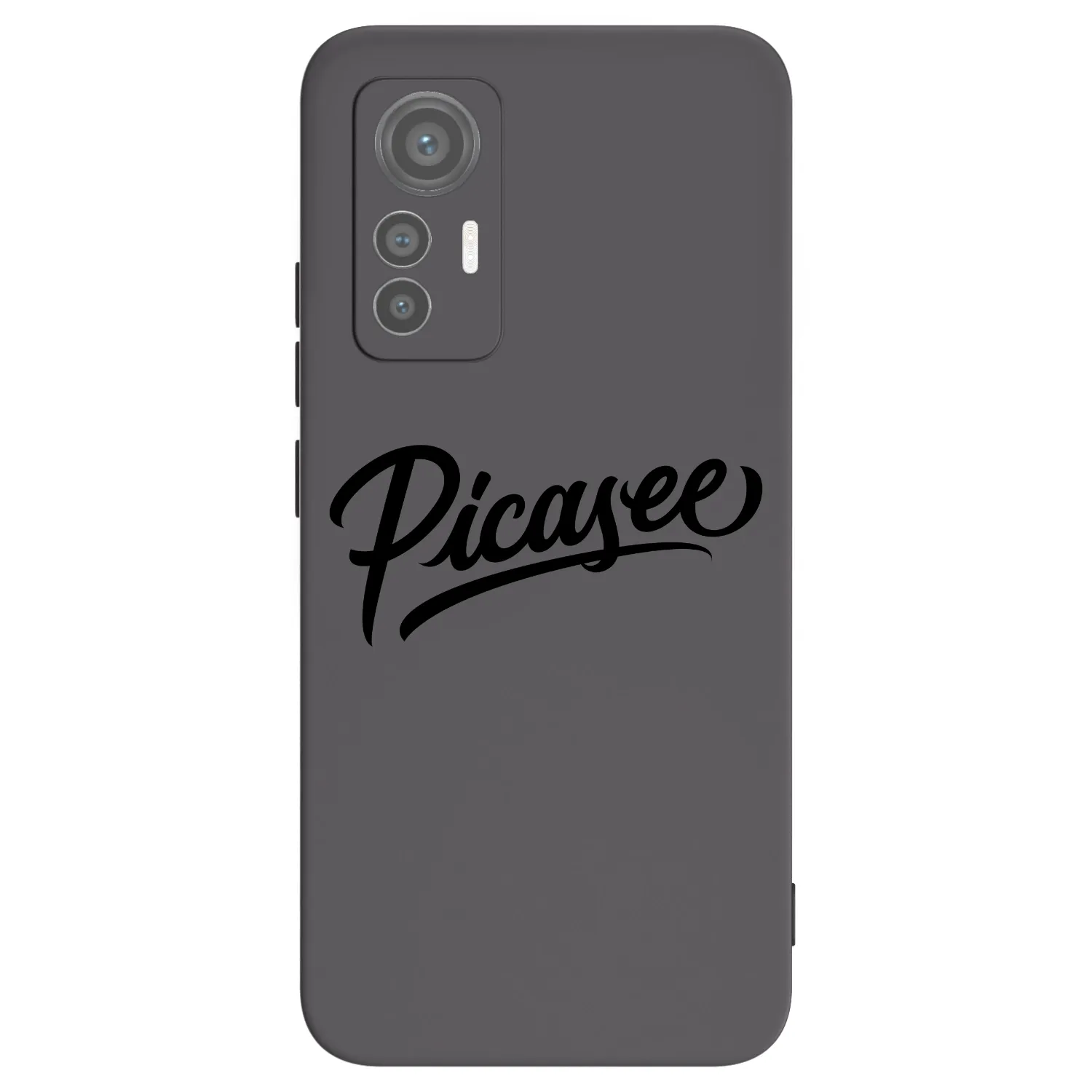 Picasee silikonowe czarne etui na Xiaomi 12 Lite - Picasee - old logo - black