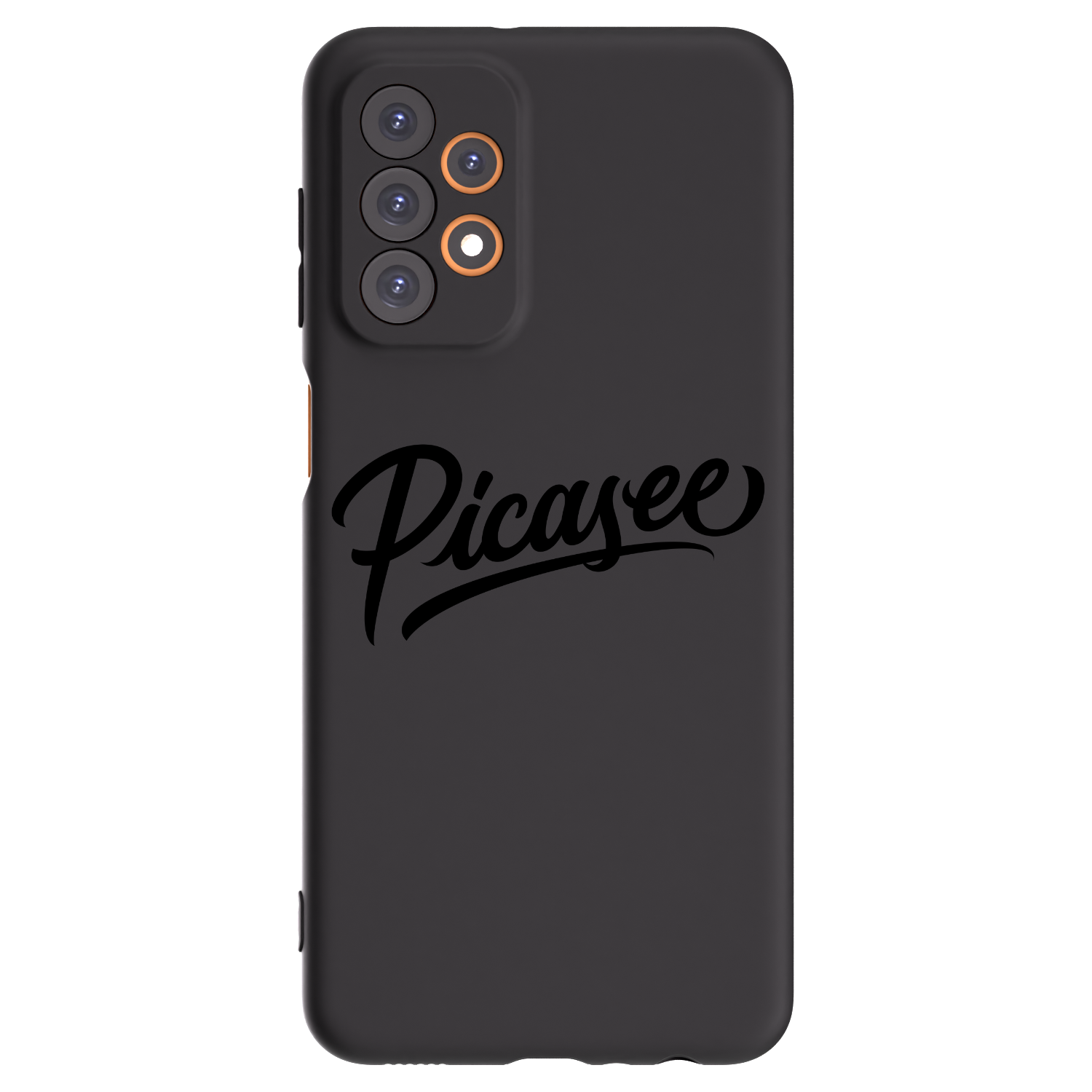 Picasee silikonowe czarne etui na Samsung Galaxy A23 A236B 5G - Picasee - old logo - black