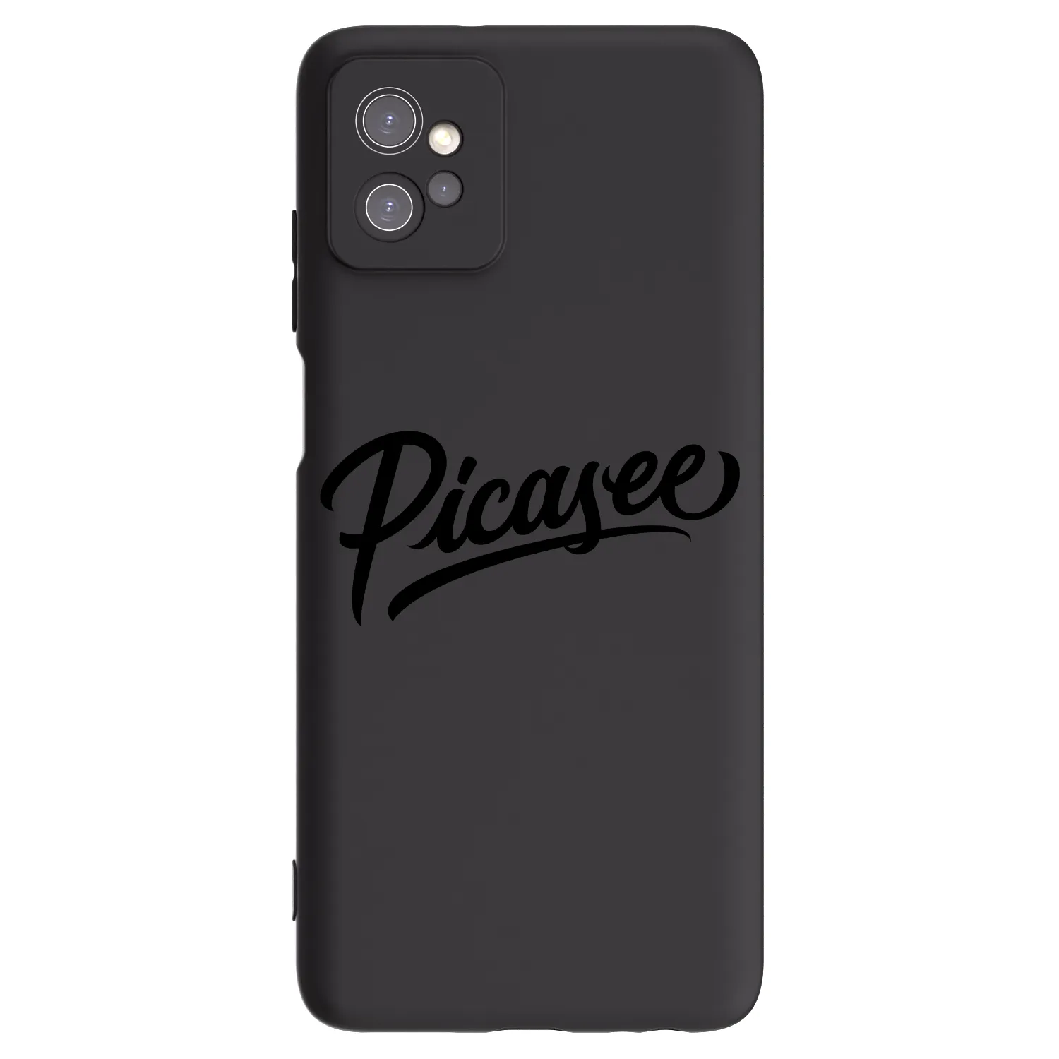 Picasee silikonowe czarne etui na Motorola Moto G32 - Picasee - old logo - black