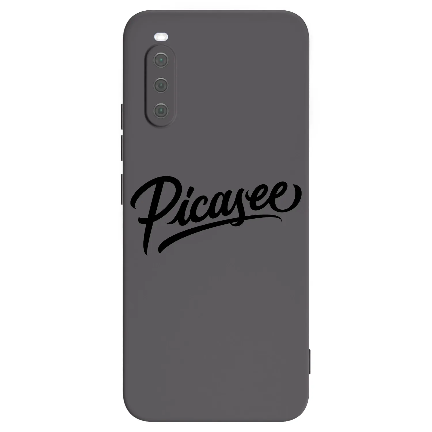 Picasee silikonowe czarne etui na Sony Xperia 10 III - Picasee - old logo - black