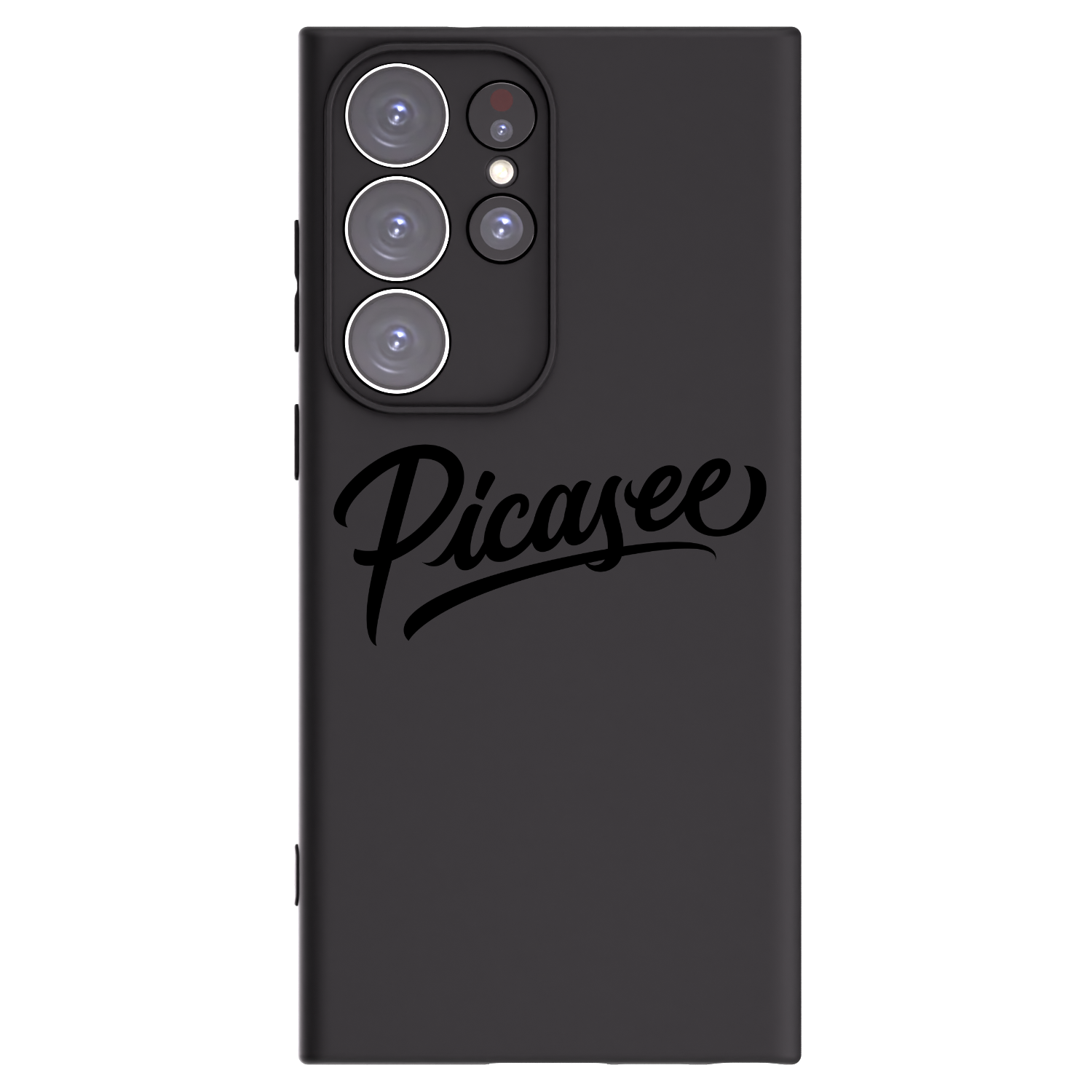Picasee silikonowe czarne etui na Samsung Galaxy S23 Ultra 5G - Picasee - old logo - black