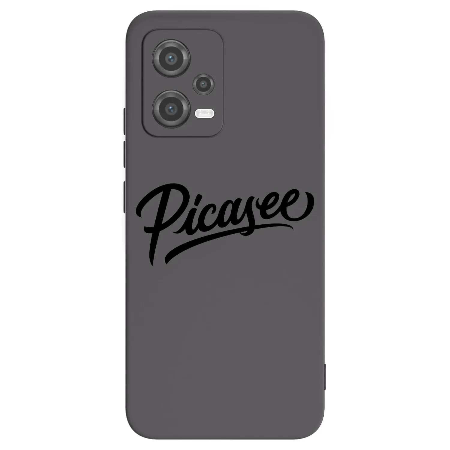 Picasee silikonowe czarne etui na Xiaomi Poco X5 - Picasee - old logo - black