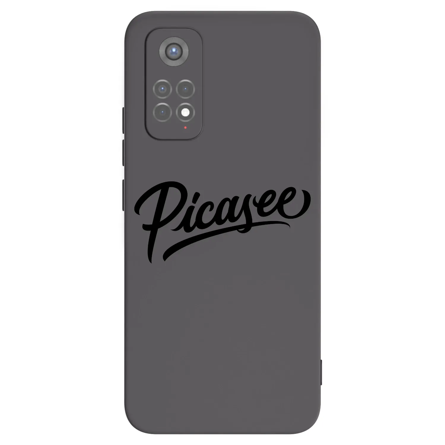 Picasee silikonowe czarne etui na Xiaomi Redmi Note 11S 5G - Picasee - old logo - black