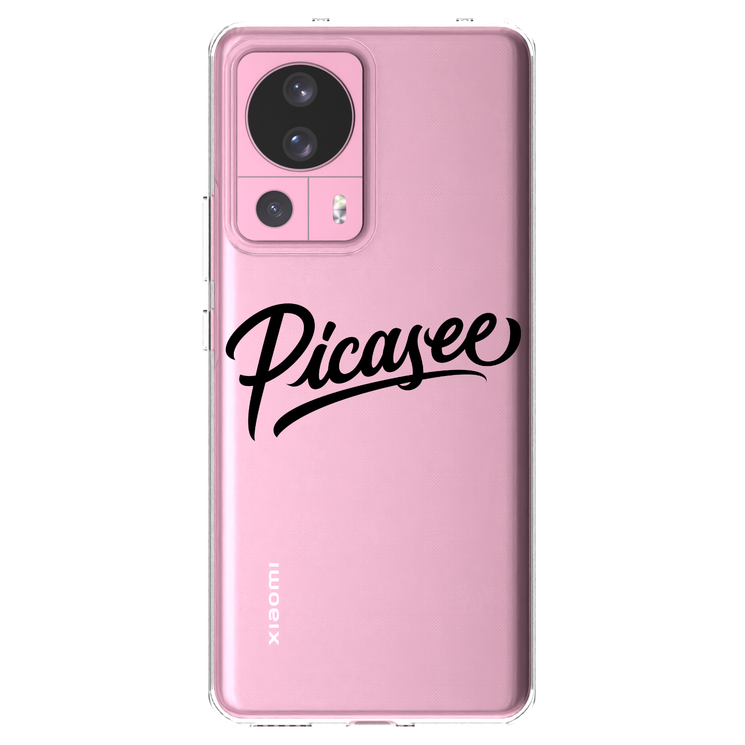 Picasee silikonowe przeźroczyste etui na Xiaomi 13 Lite - Picasee - old logo - black