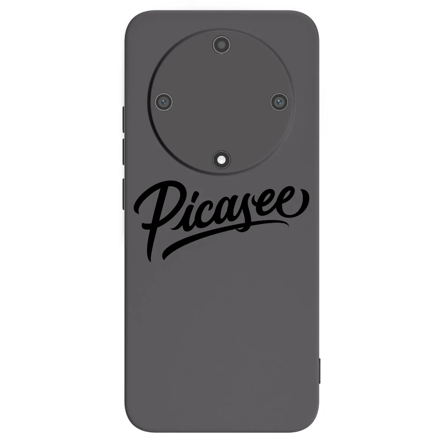 Picasee silikonowe czarne etui na Honor Magic5 Lite 5G - Picasee - old logo - black