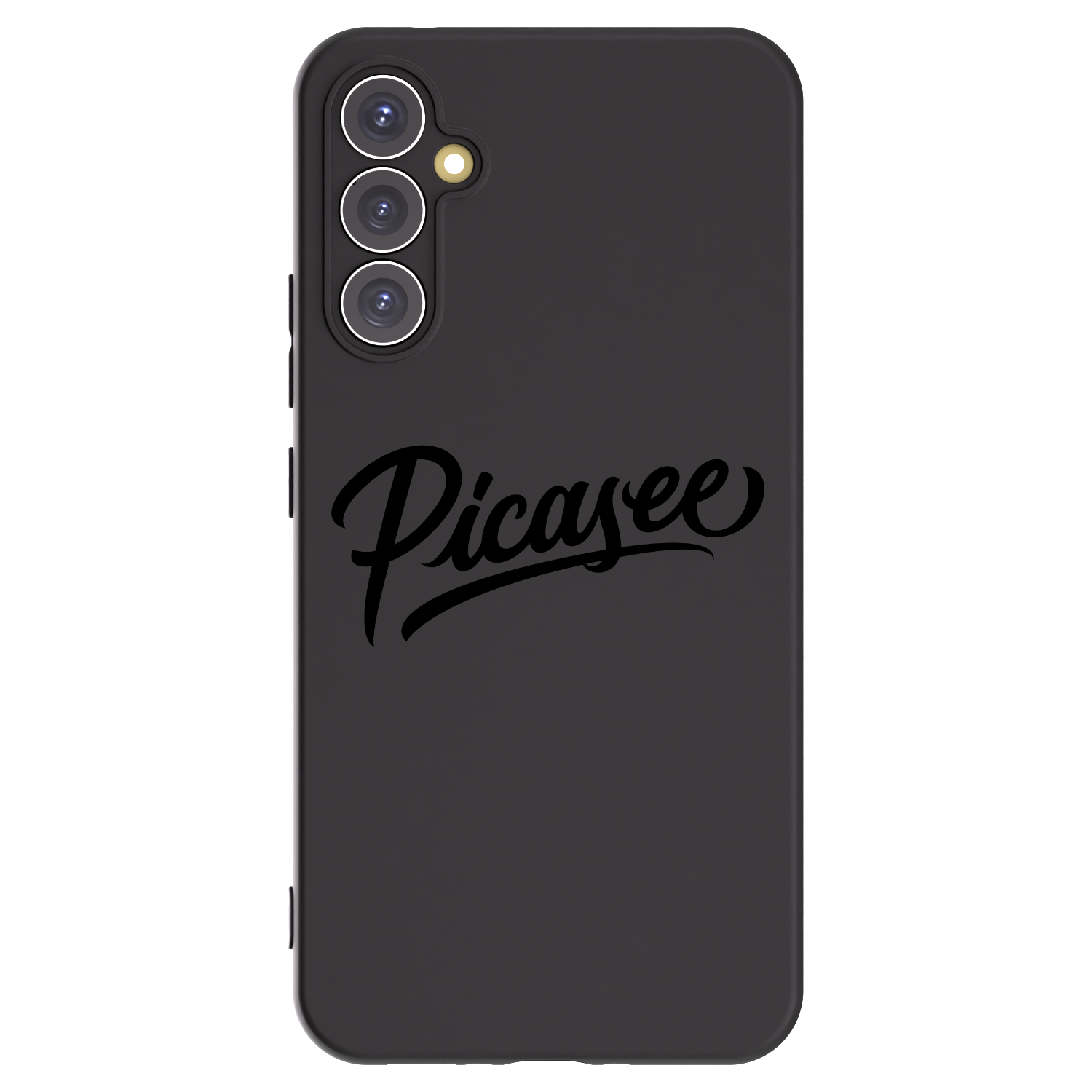 Picasee silikonowe czarne etui na Samsung Galaxy A34 5G A346B - Picasee - old logo - black