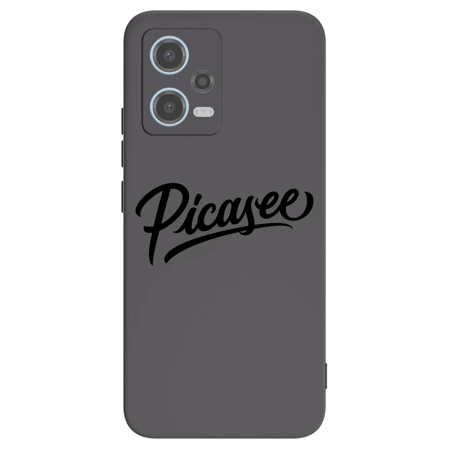 Picasee silikonowe czarne etui na Xiaomi Redmi Note 12 5G - Picasee - old logo - black