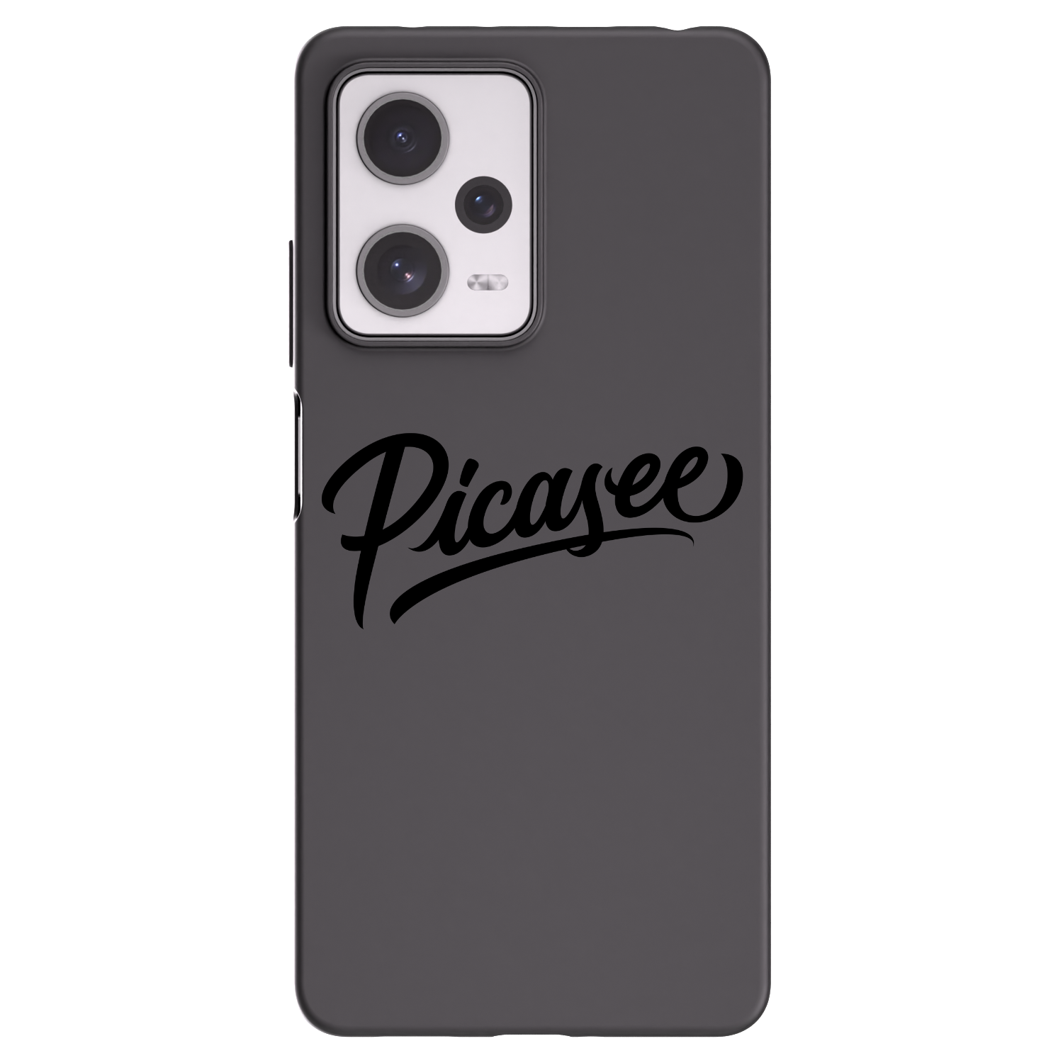 Picasee silikonowe czarne etui na Xiaomi Redmi Note 12 Pro+ 5G - Picasee - old logo - black