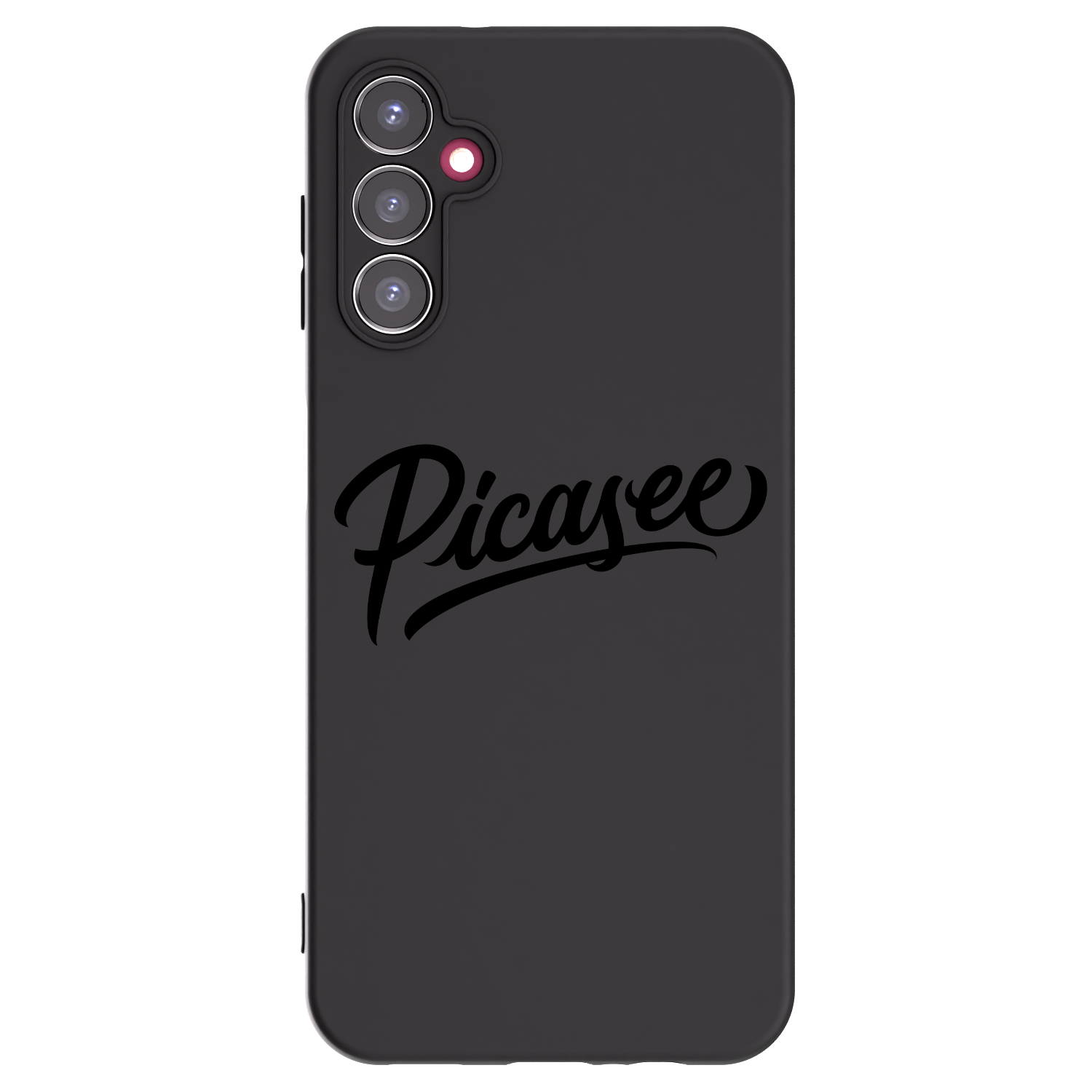 Picasee silikonowe czarne etui na Samsung Galaxy A14 4G A145R - Picasee - old logo - black