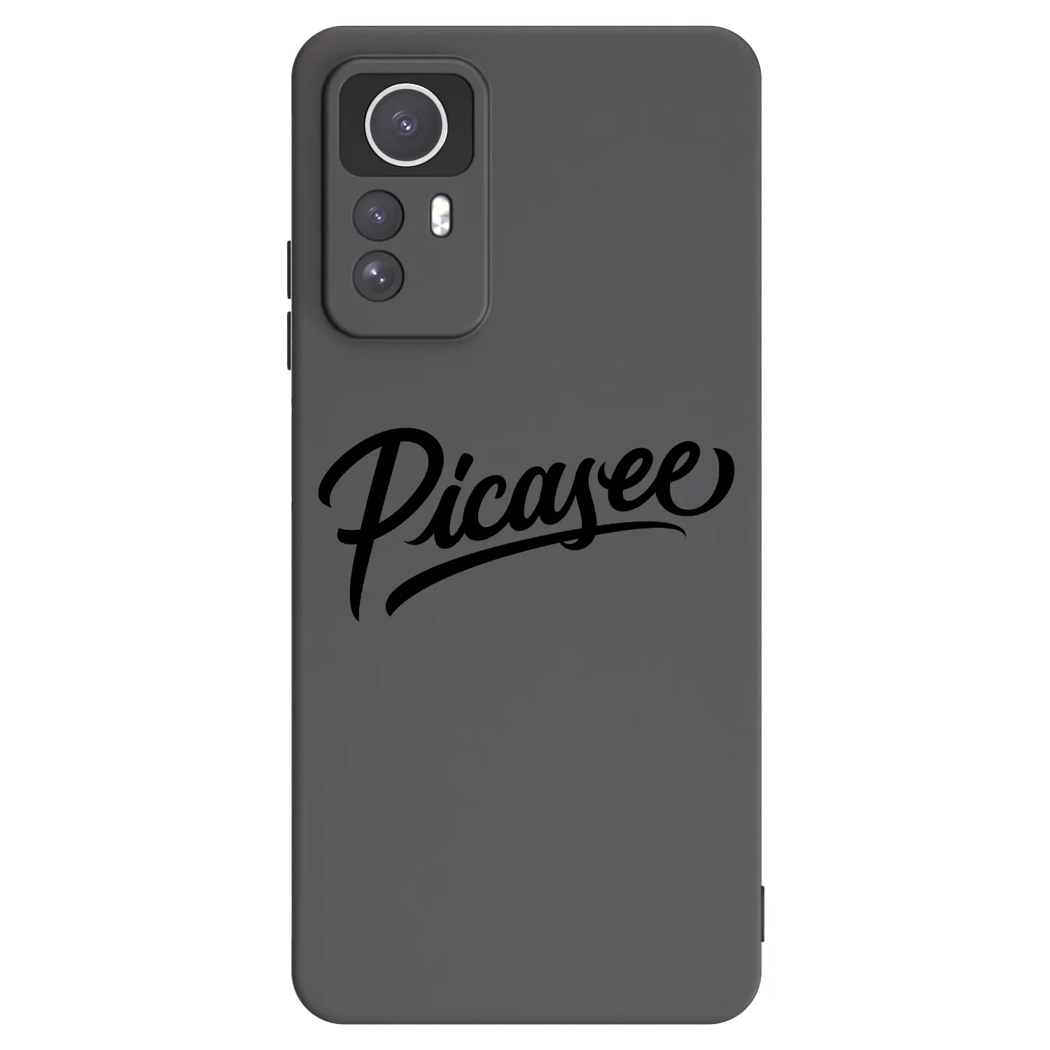 Picasee silikonowe czarne etui na Xiaomi Redmi Note 12S - Picasee - old logo - black