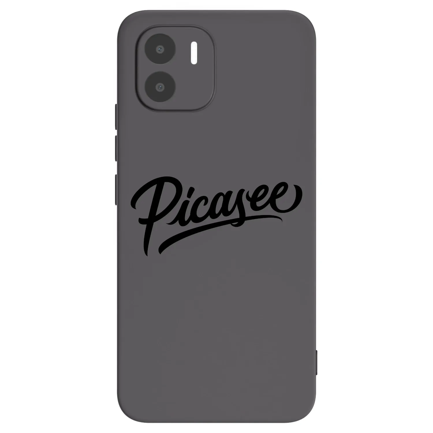 Picasee silikonowe czarne etui na Xiaomi Redmi A2 - Picasee - old logo - black