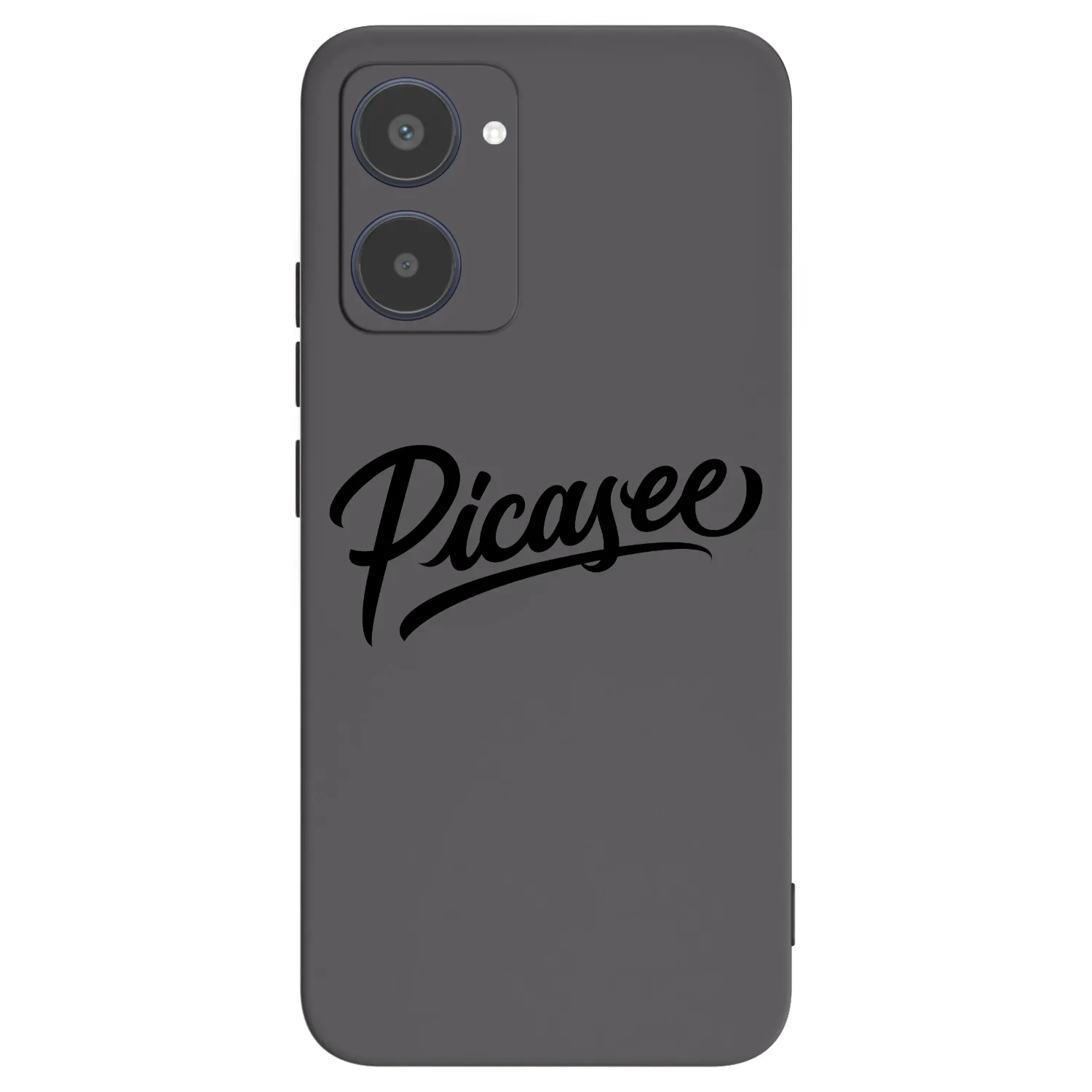 Picasee silikonowe czarne etui na Realme 10 4G - Picasee - old logo - black