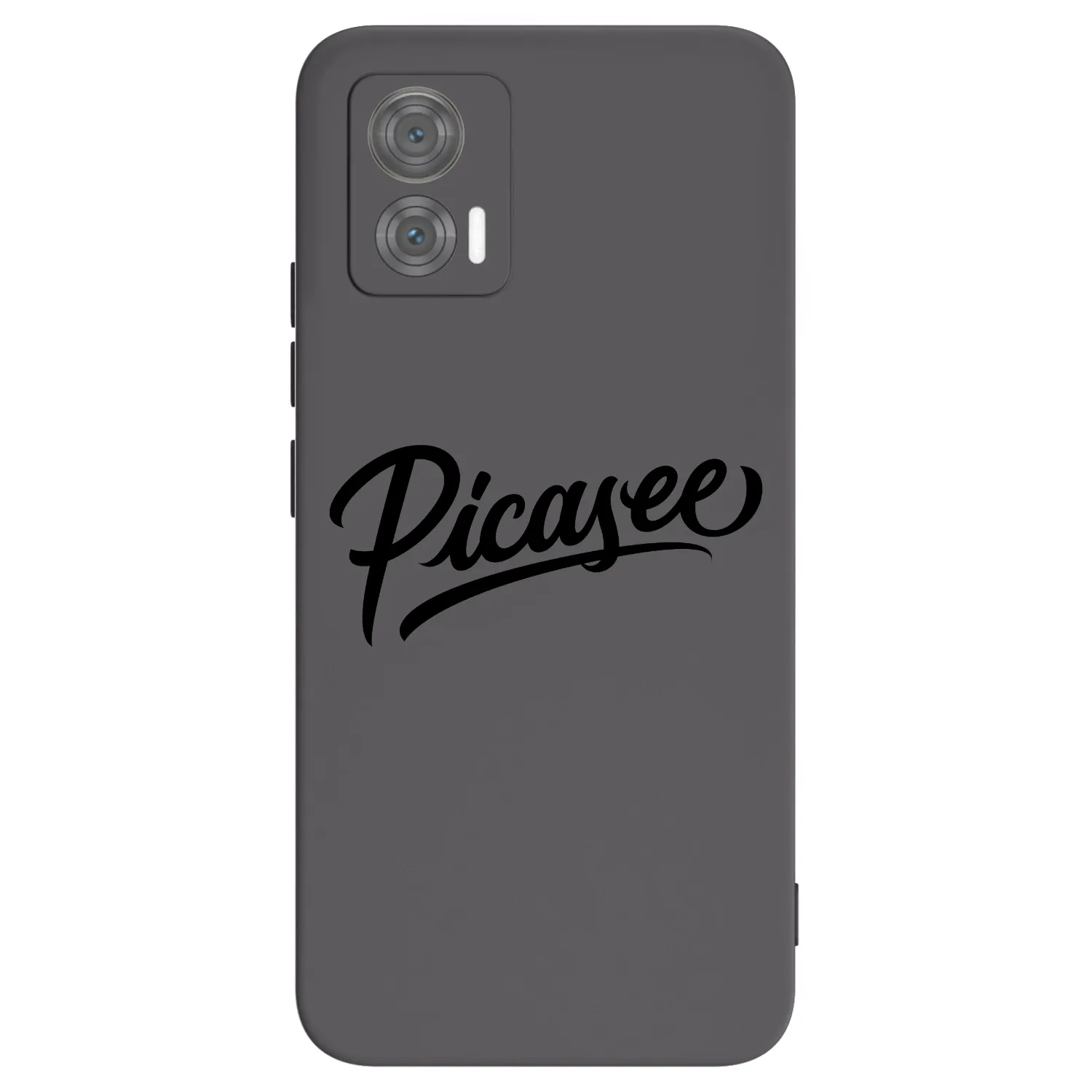 Picasee silikonowe czarne etui na Motorola Edge 30 Neo - Picasee - old logo - black