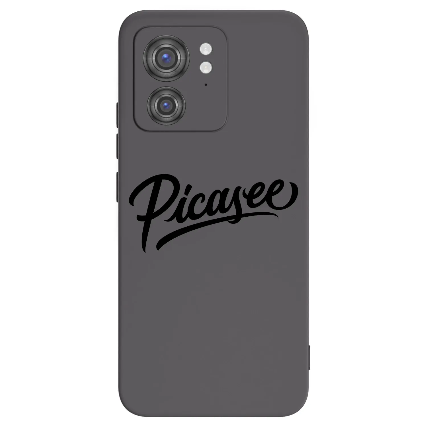 Picasee silikonowe czarne etui na Motorola Edge 40 - Picasee - old logo - black