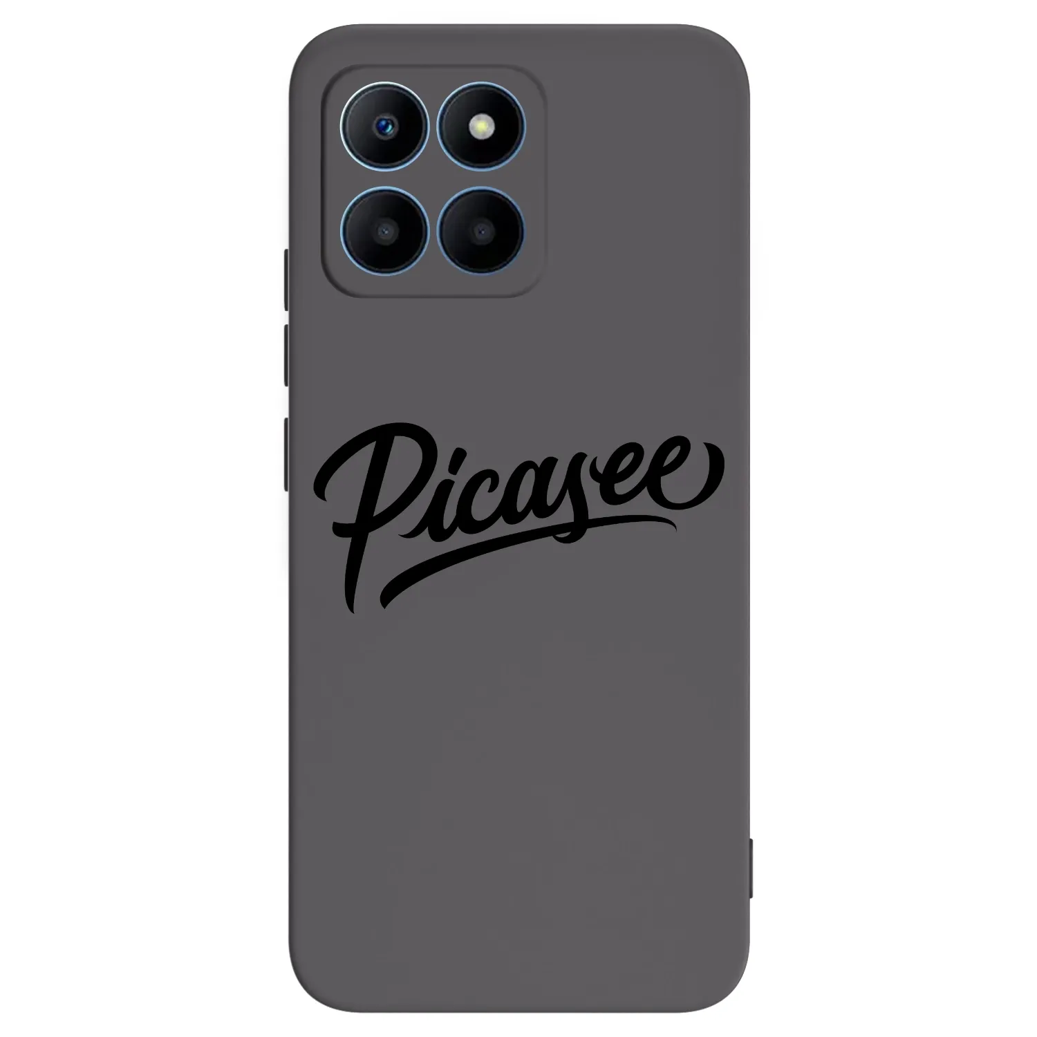 Picasee silikonowe czarne etui na Honor 70 Lite - Picasee - old logo - black
