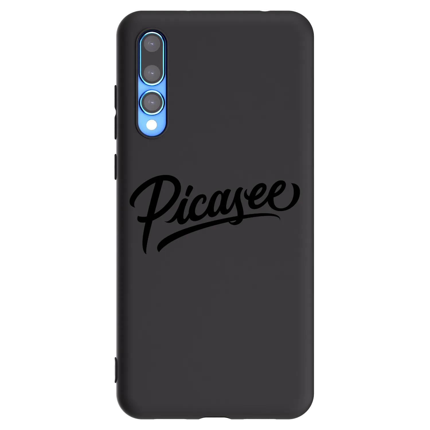 Picasee silikonowe czarne etui na Huawei P20 Pro - Picasee - old logo - black