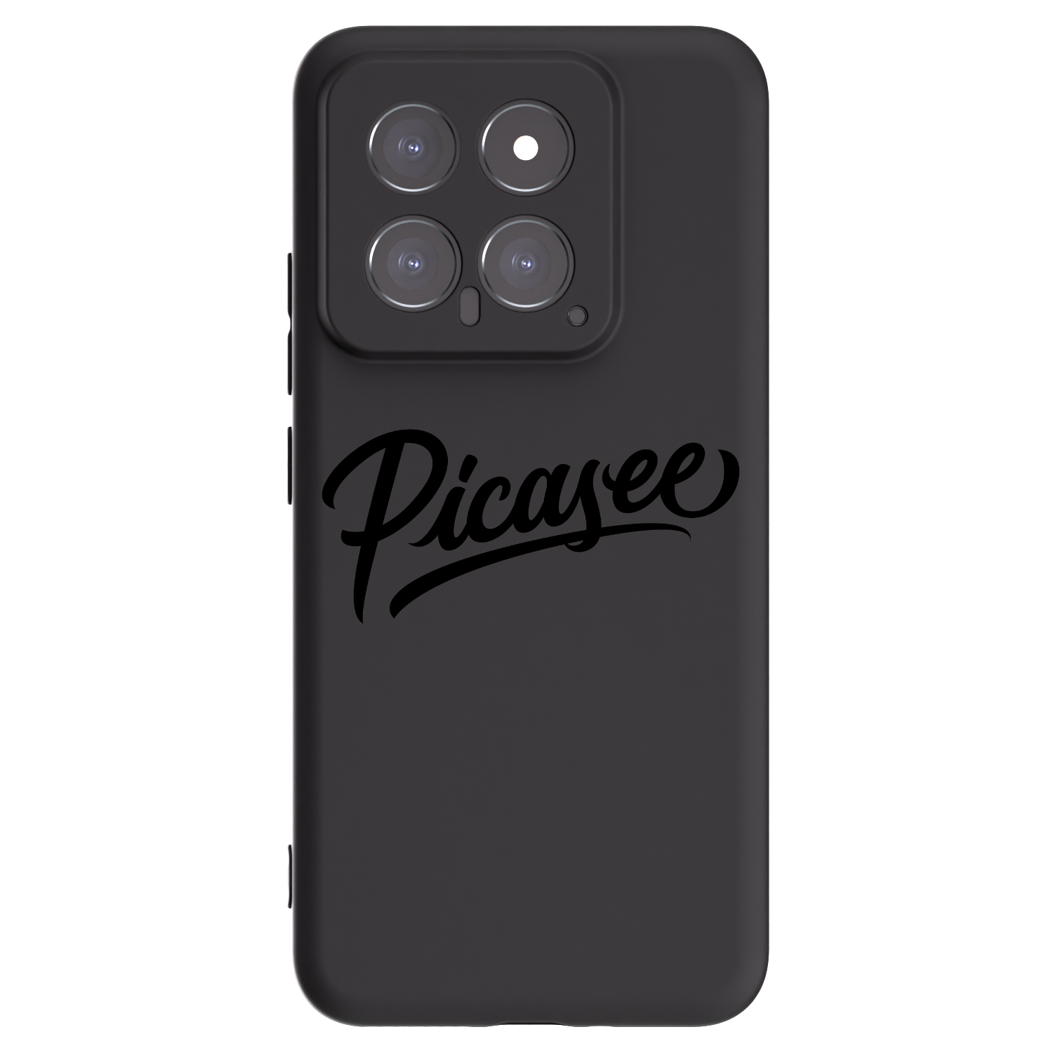 Picasee silikonowe czarne etui na Xiaomi 14 - Picasee - old logo - black