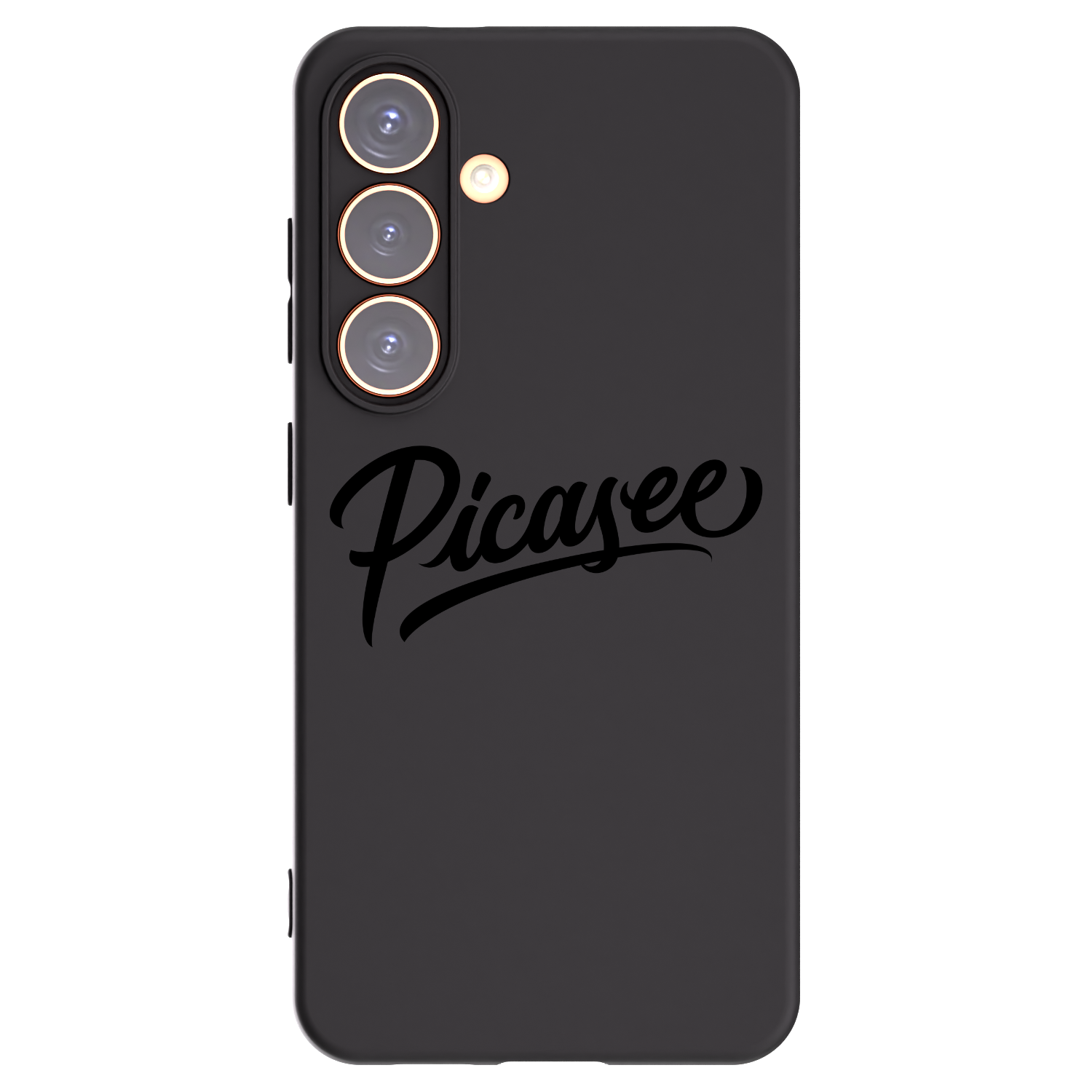 Picasee silikonowe czarne etui na Samsung Galaxy S24 S921B 5G - Picasee - old logo - black