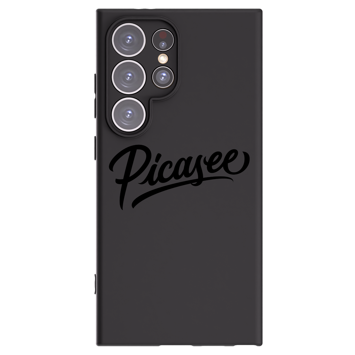 Picasee silikonowe czarne etui na Samsung Galaxy S24 Ultra S928B 5G - Picasee - old logo - black