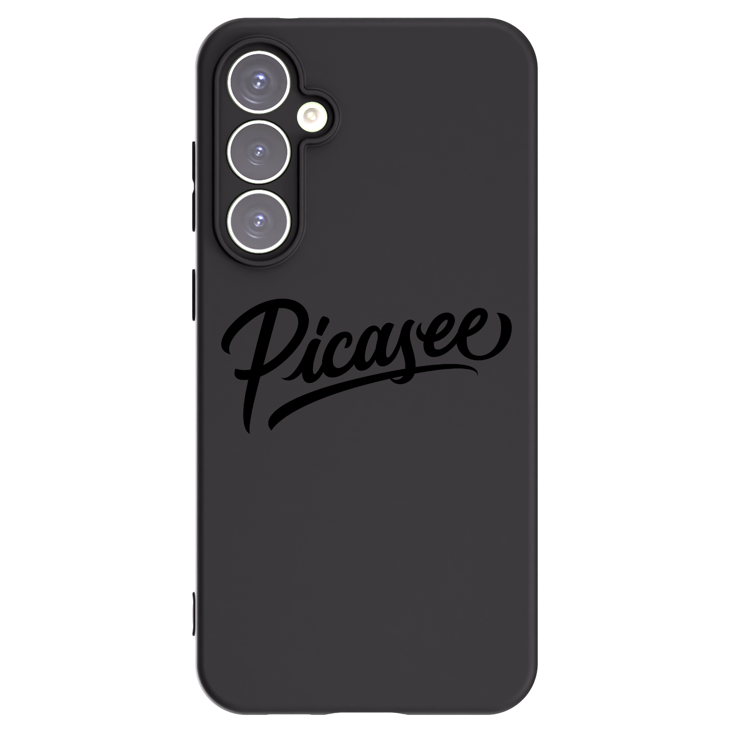 Picasee silikonowe czarne etui na Samsung Galaxy S23 FE S711B - Picasee - old logo - black