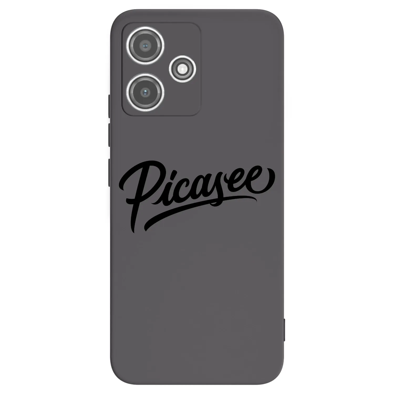 Picasee silikonowe czarne etui na Xiaomi Redmi 12 5G - Picasee - old logo - black
