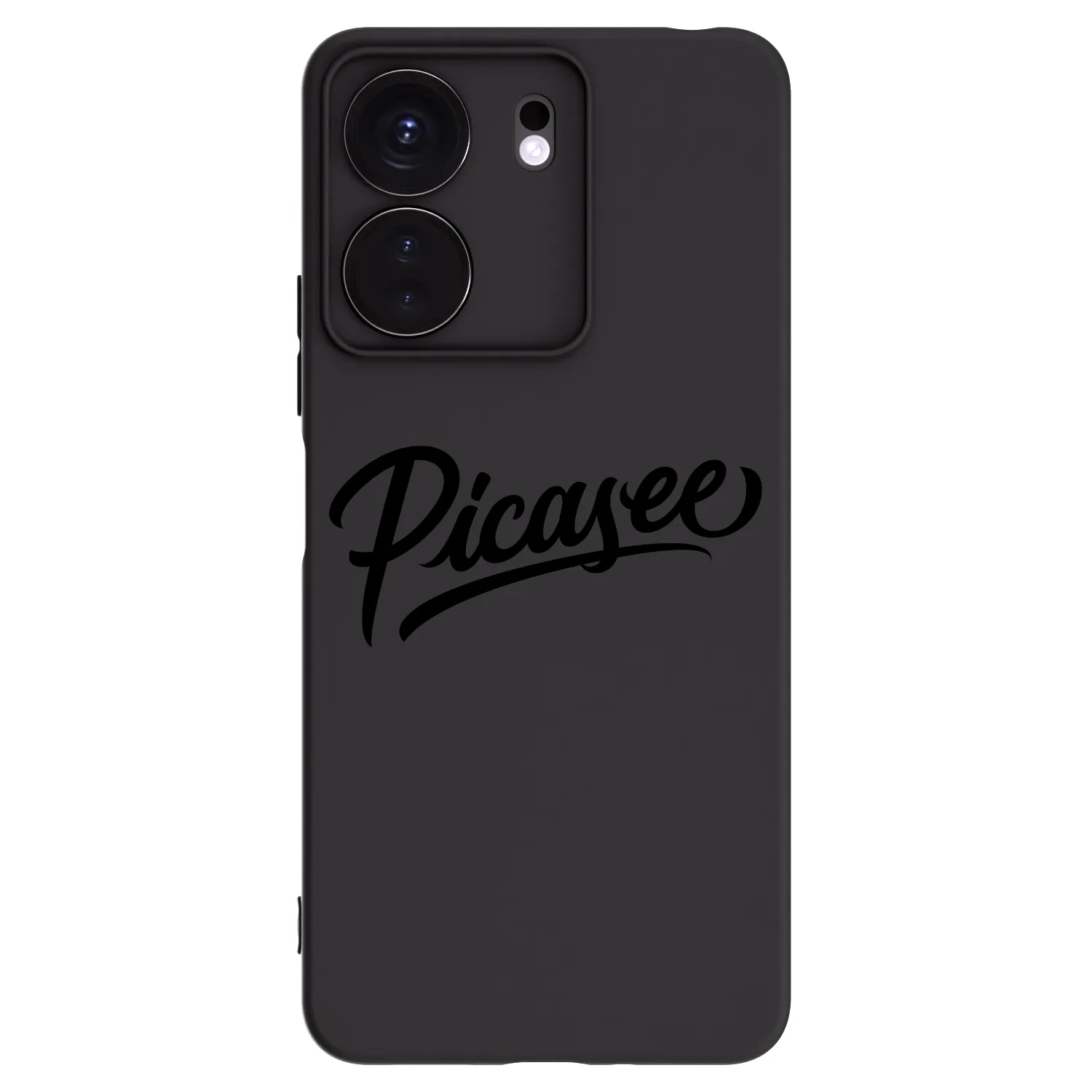 Picasee silikonowe czarne etui na Xiaomi Redmi 13C 4G - Picasee - old logo - black
