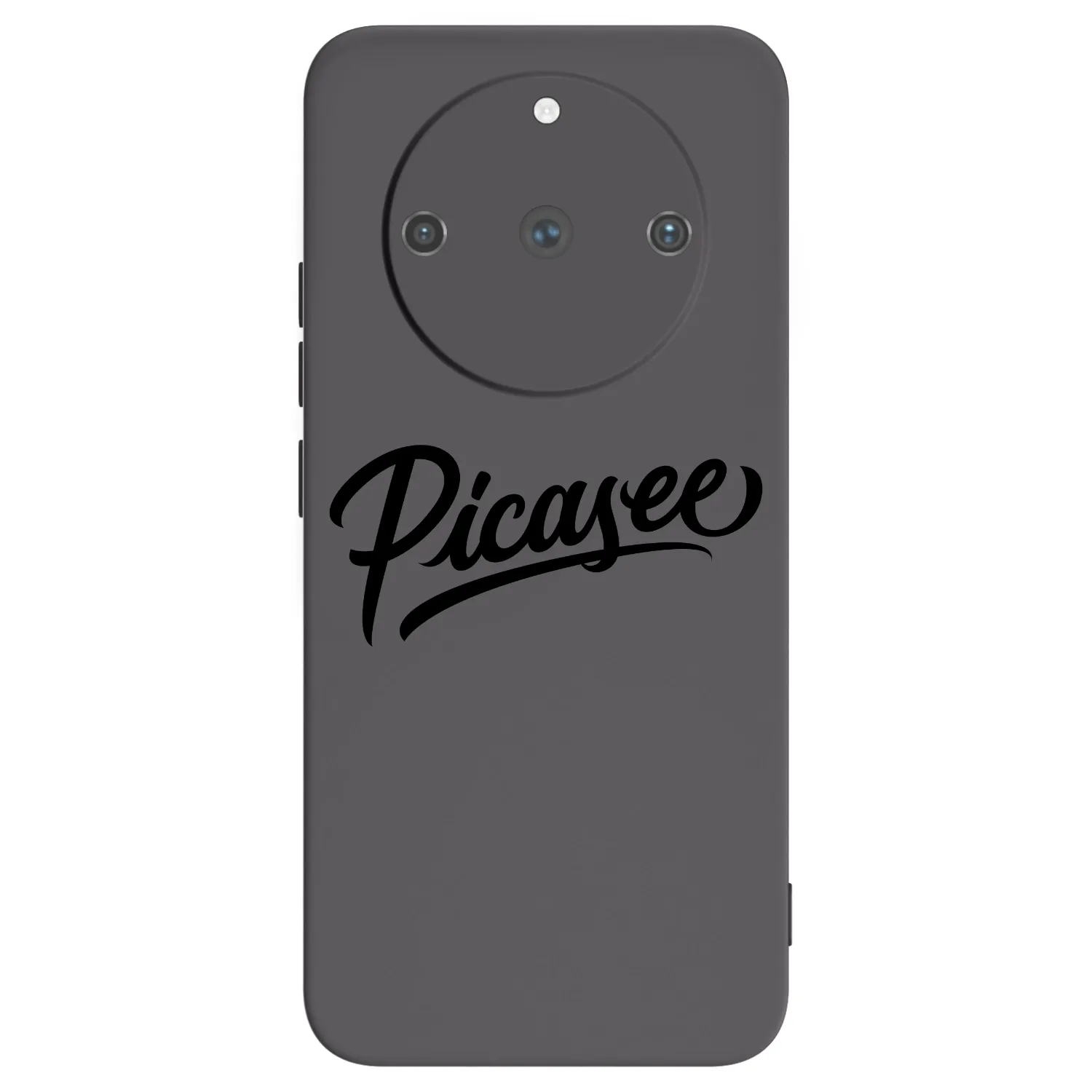 Picasee silikonowe czarne etui na Realme 11 Pro+ - Picasee - old logo - black