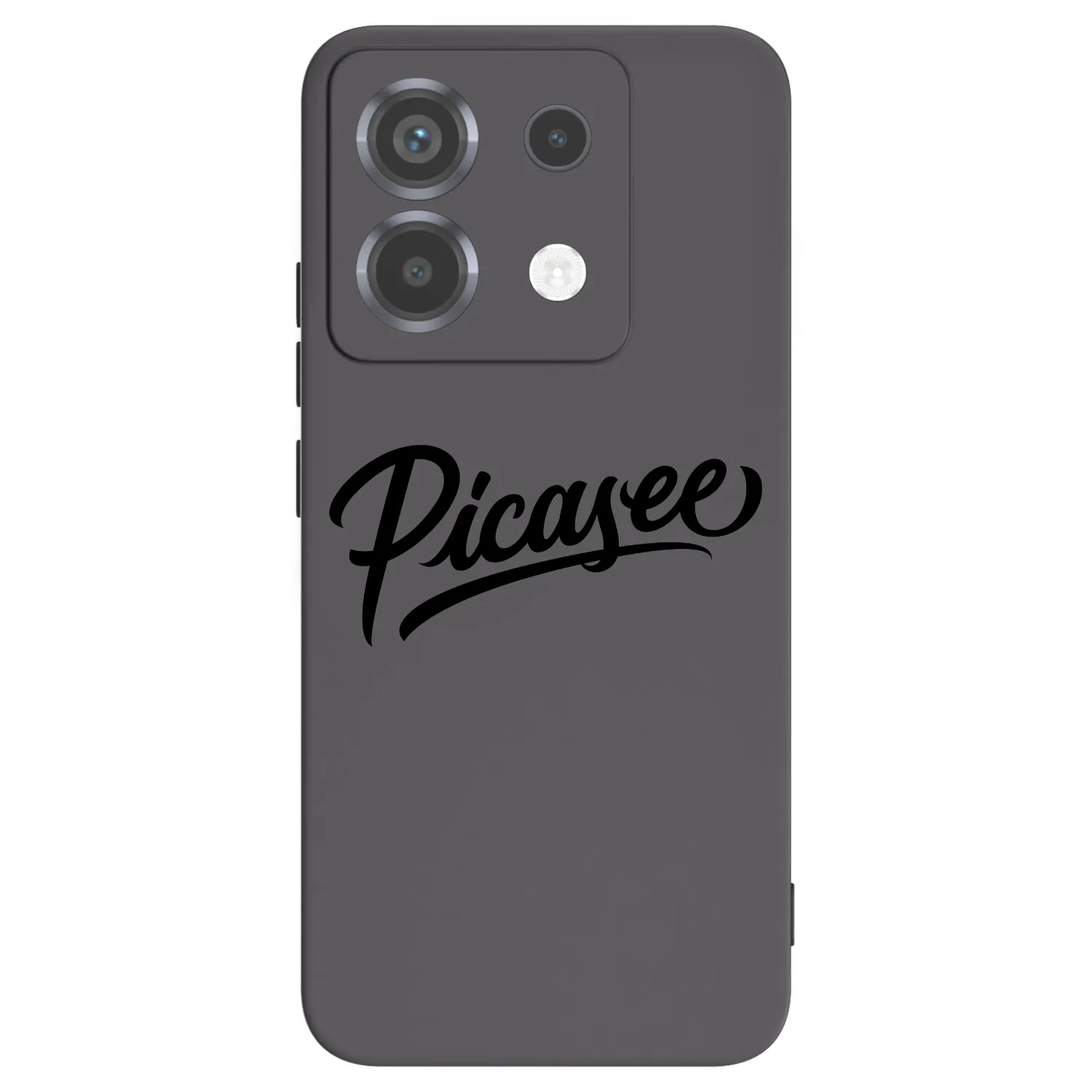 Picasee silikonowe czarne etui na Xiaomi Poco X6 - Picasee - old logo - black