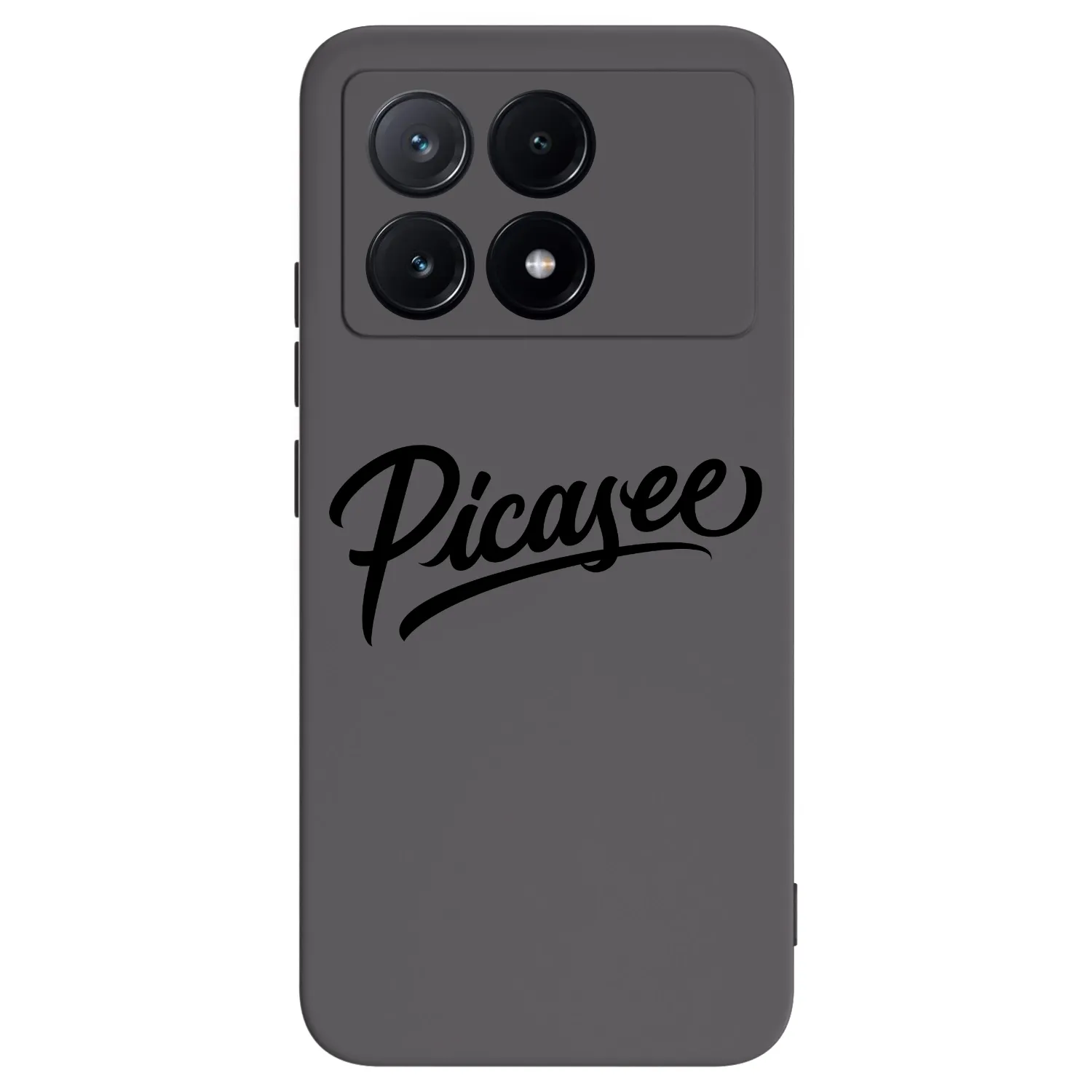 Picasee silikonowe czarne etui na Xiaomi Poco X6 Pro - Picasee - old logo - black