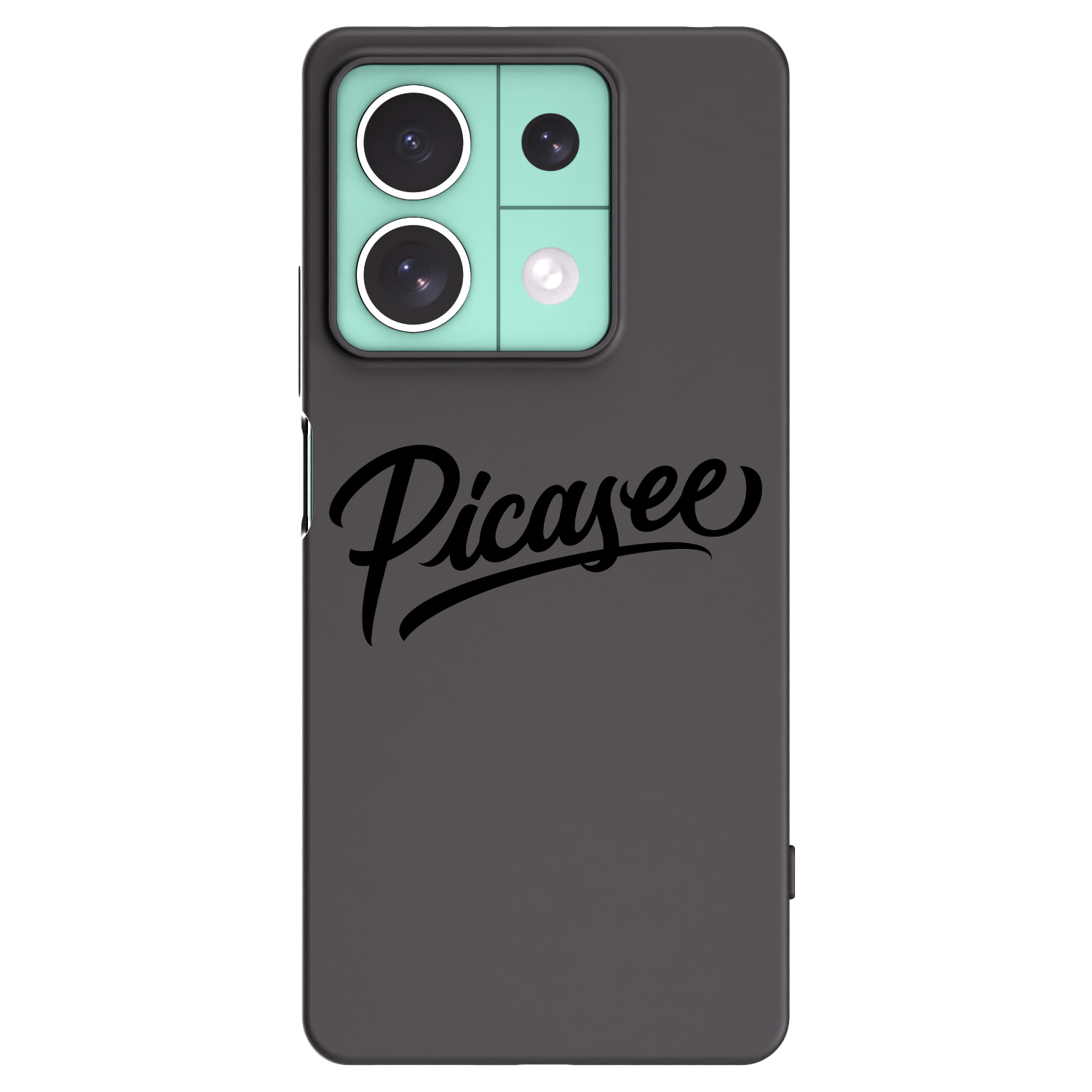 Picasee silikonowe czarne etui na Xiaomi Redmi Note 13 5G - Picasee - old logo - black