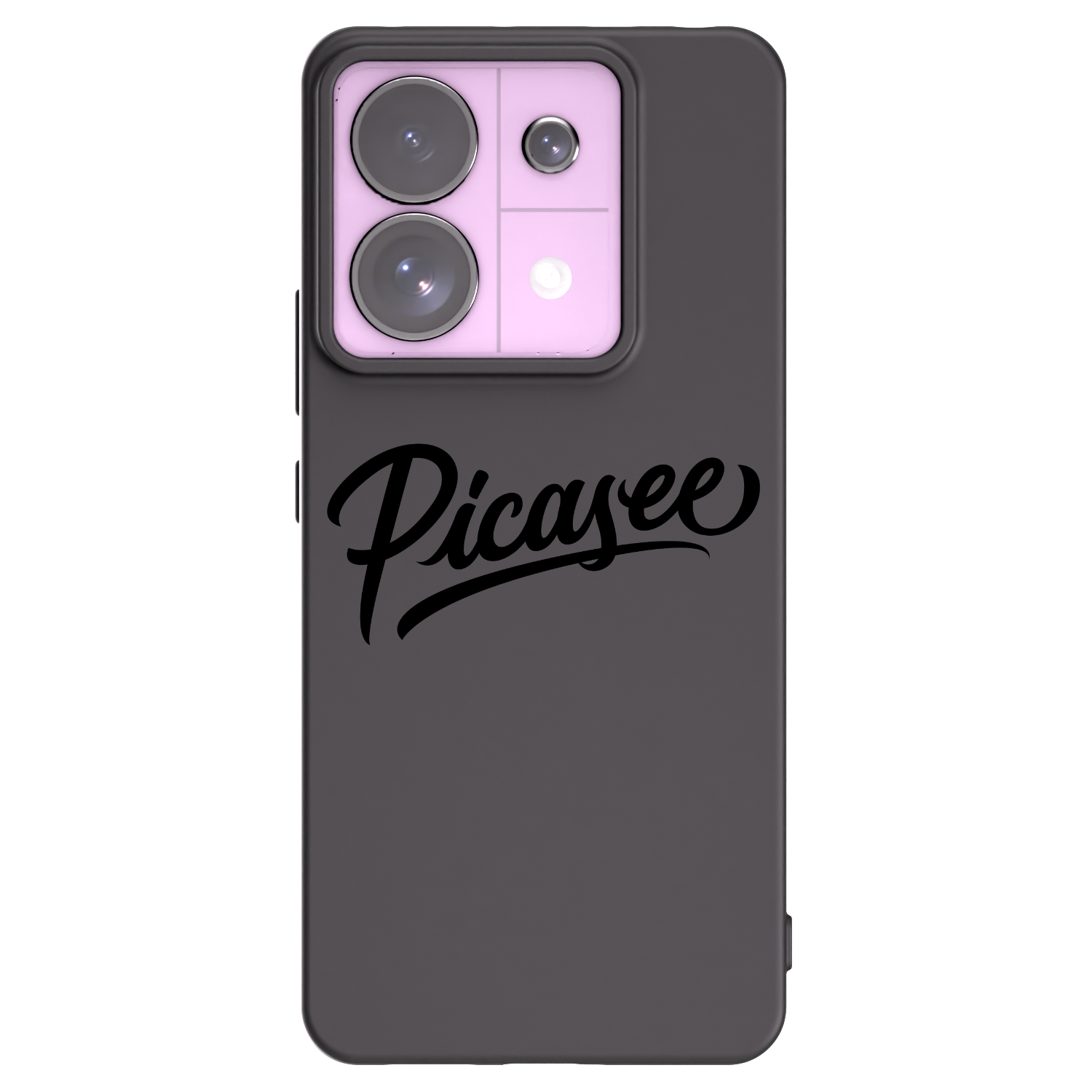 Picasee silikonowe czarne etui na Xiaomi Redmi Note 13 Pro 5G - Picasee - old logo - black