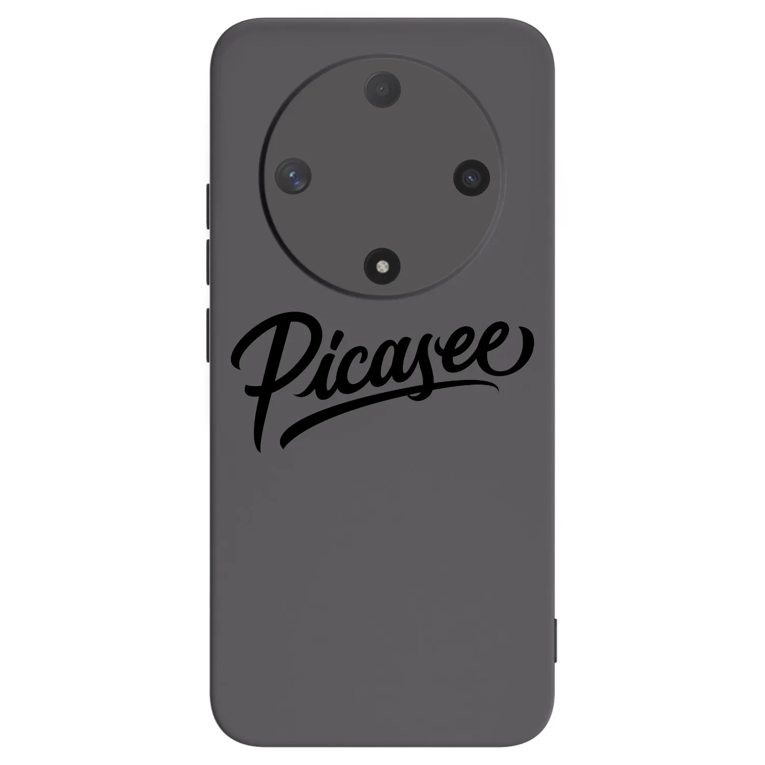 Picasee silikonowe czarne etui na Honor Magic6 Lite 5G - Picasee - old logo - black