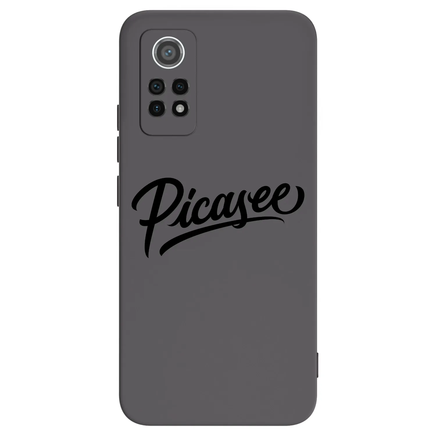 Picasee silikonowe czarne etui na Xiaomi Redmi Note 12 Pro 4G - Picasee - old logo - black