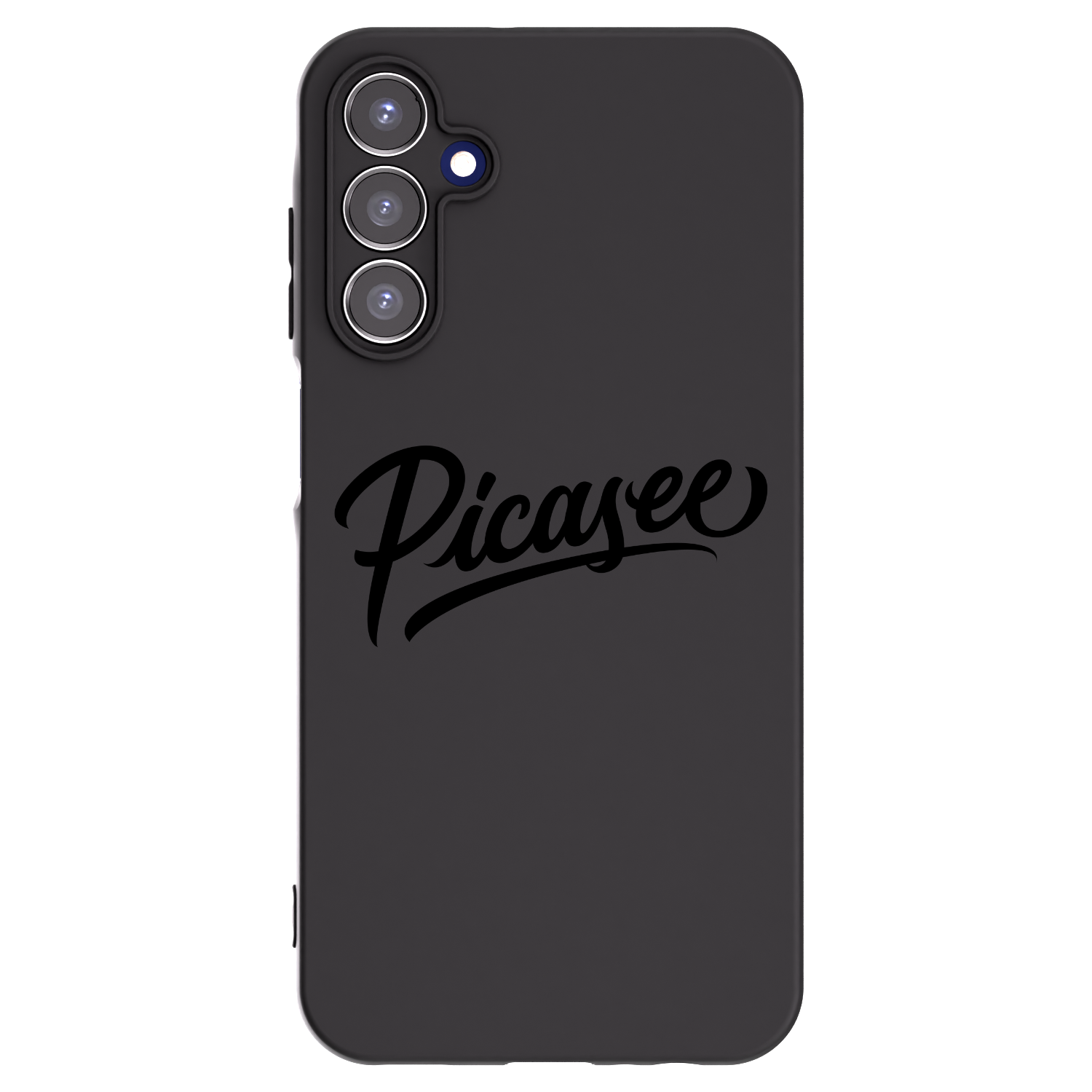 Picasee silikonowe czarne etui na Samsung Galaxy A15 A155F 4G - Picasee - old logo - black