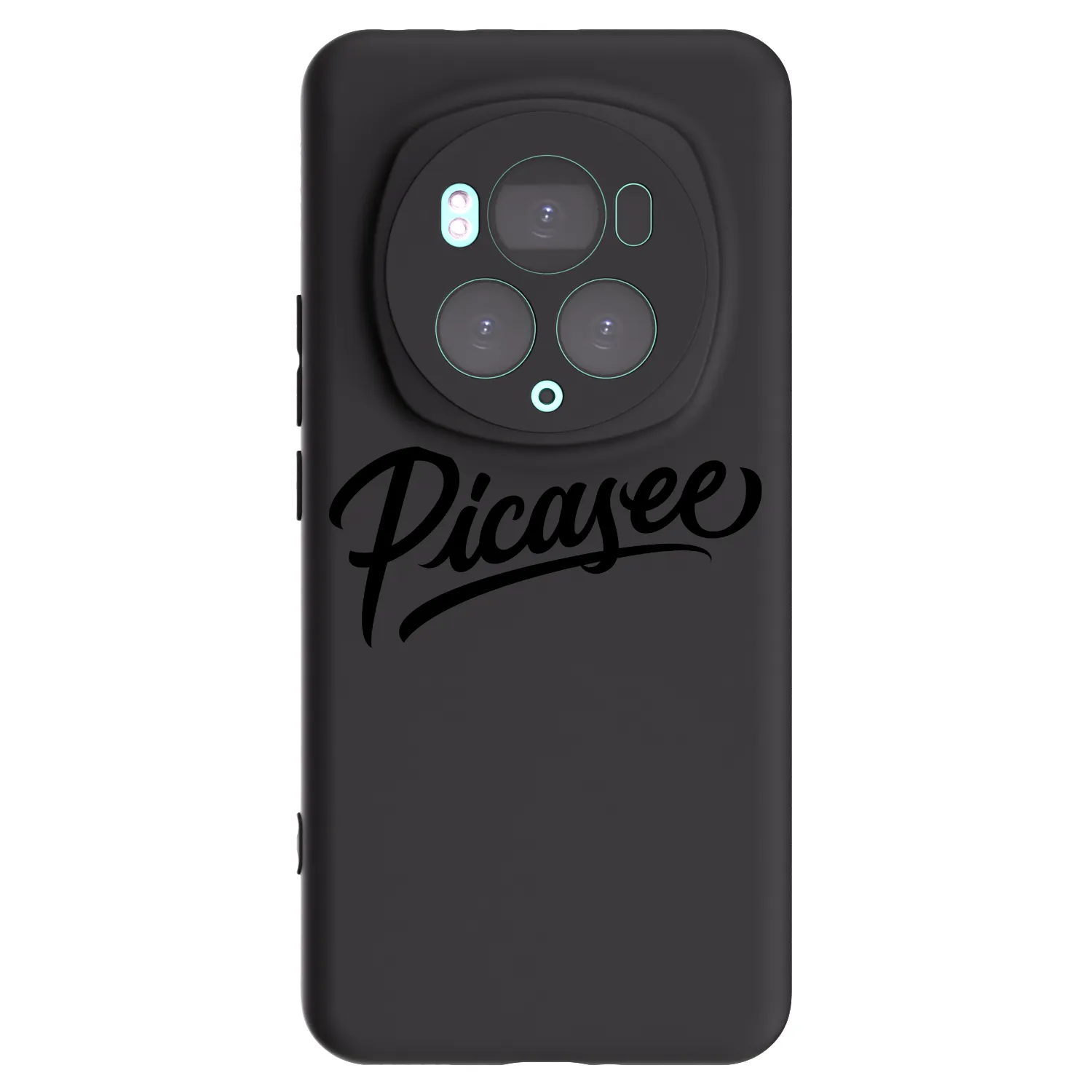 Picasee silikonowe czarne etui na Honor Magic6 Pro - Picasee - old logo - black