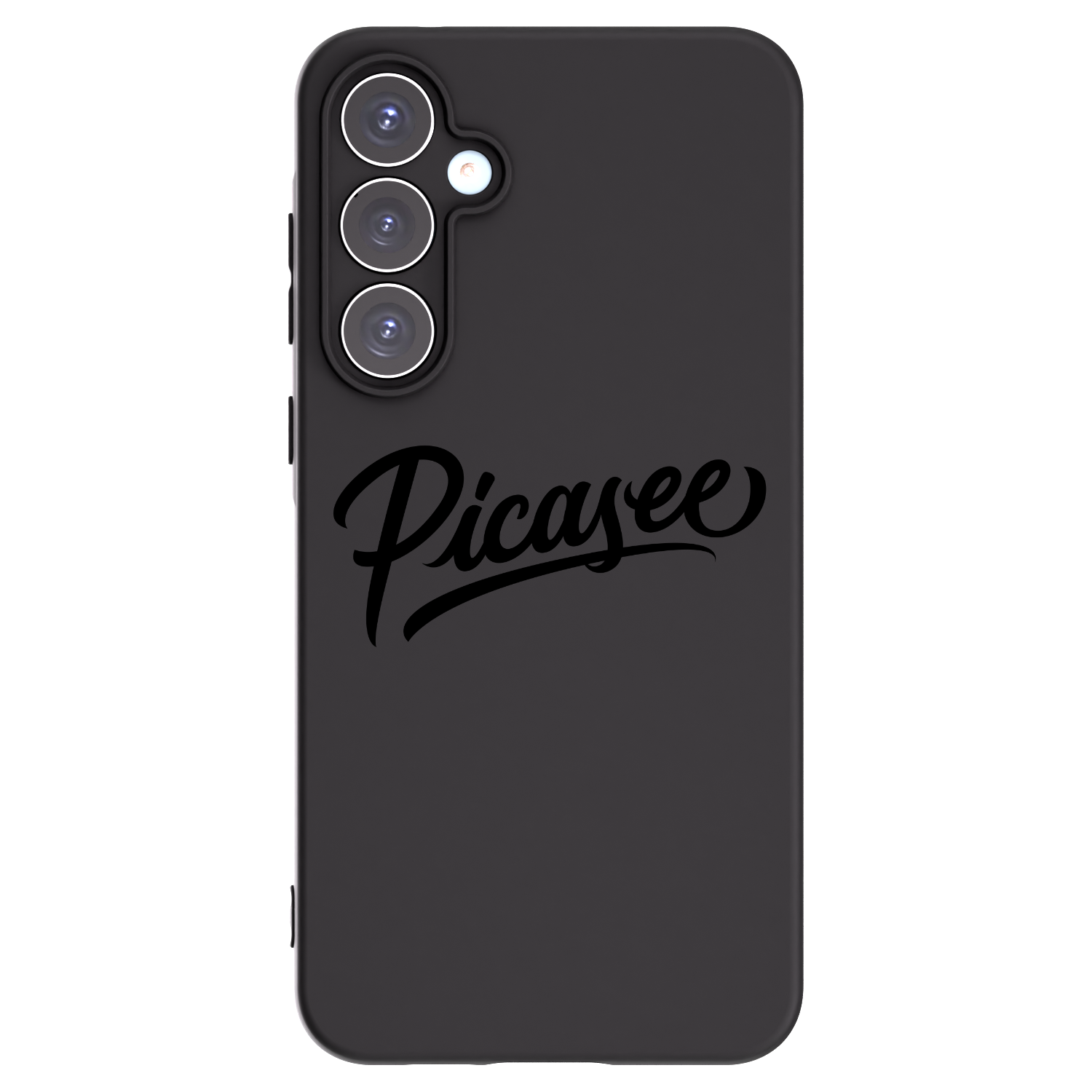 Picasee silikonowe czarne etui na Samsung Galaxy A55 5G A556B - Picasee - old logo - black
