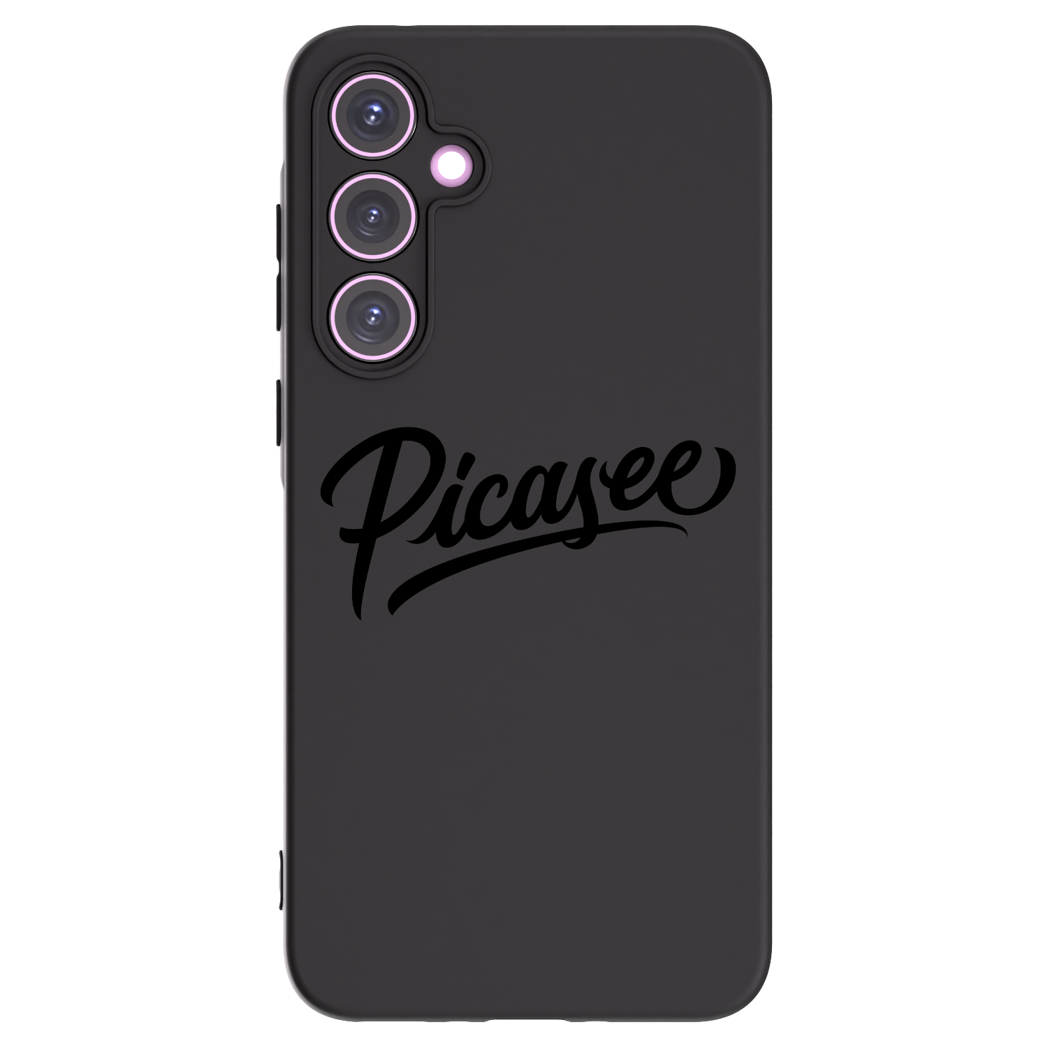 Picasee silikonowe czarne etui na Samsung Galaxy A35 5G A356B - Picasee - old logo - black