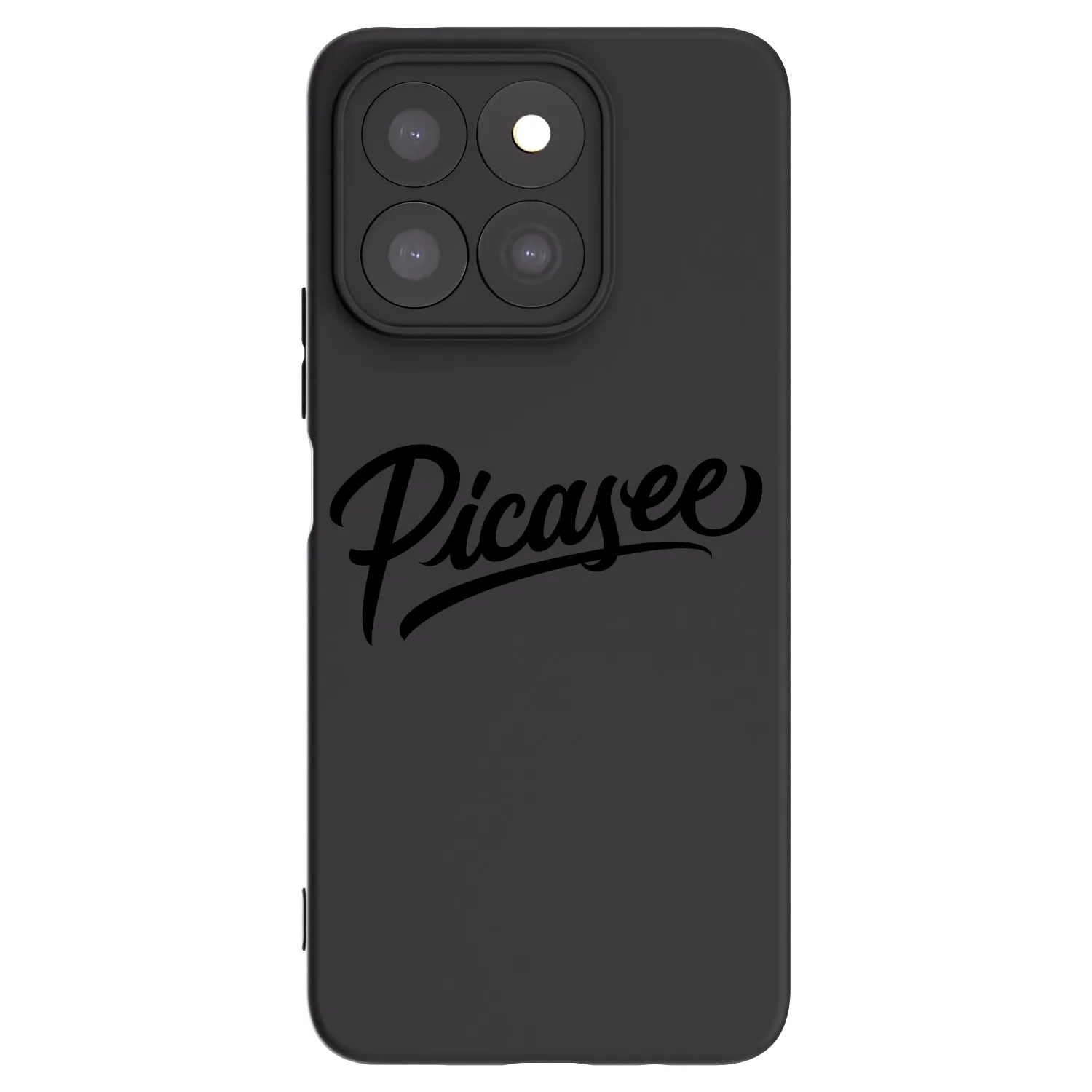 Picasee silikonowe czarne etui na Honor X8b - Picasee - old logo - black