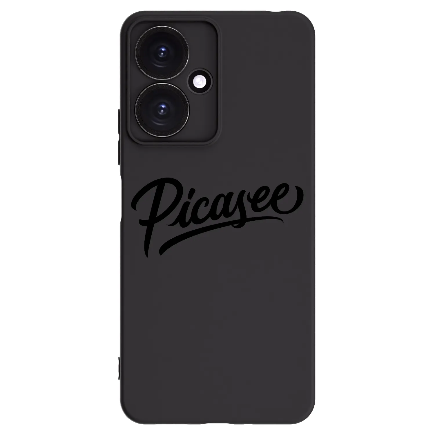 Picasee silikonowe czarne etui na Xiaomi Redmi 13C 5G - Picasee - old logo - black