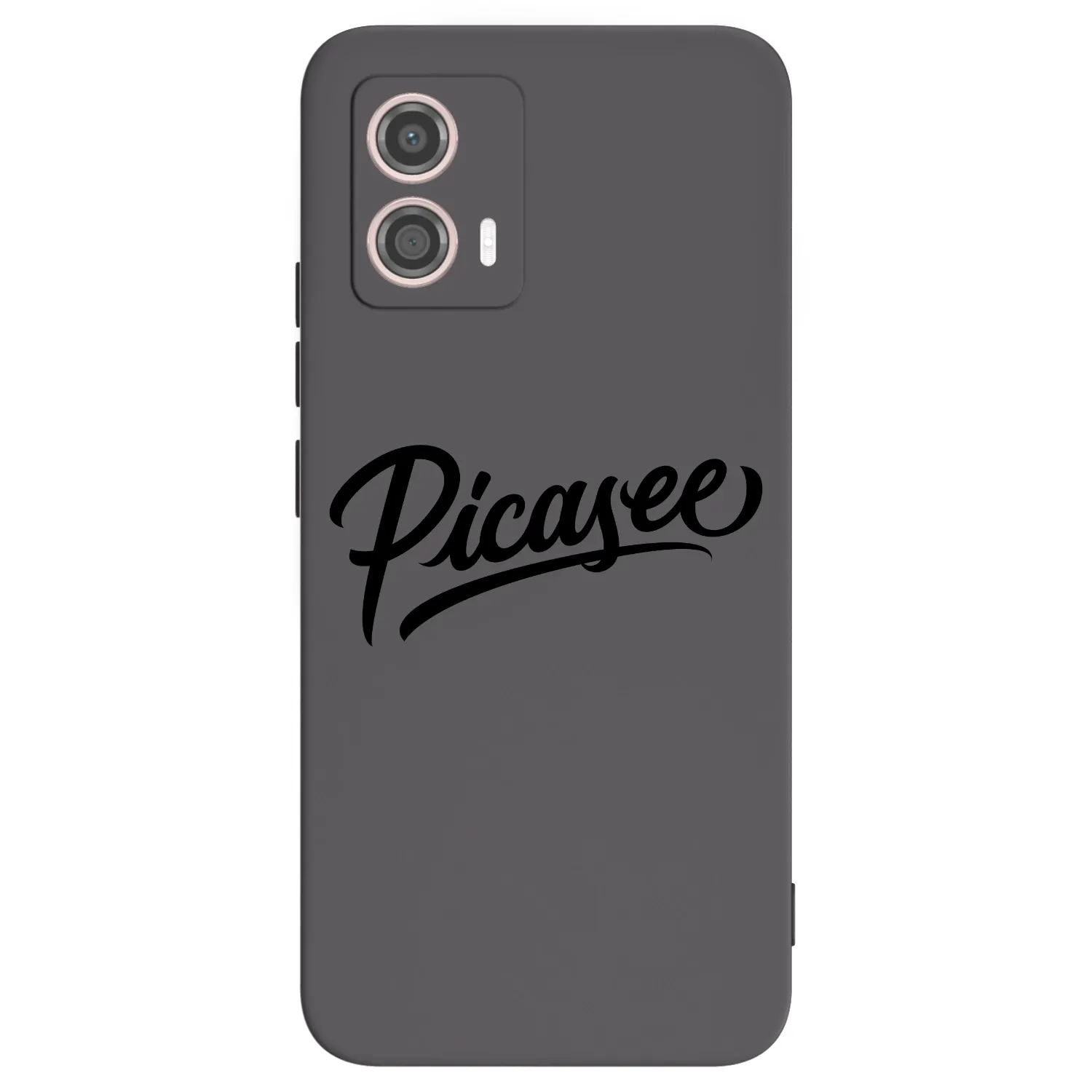 Picasee silikonowe czarne etui na Motorola Moto G53 5G - Picasee - old logo - black