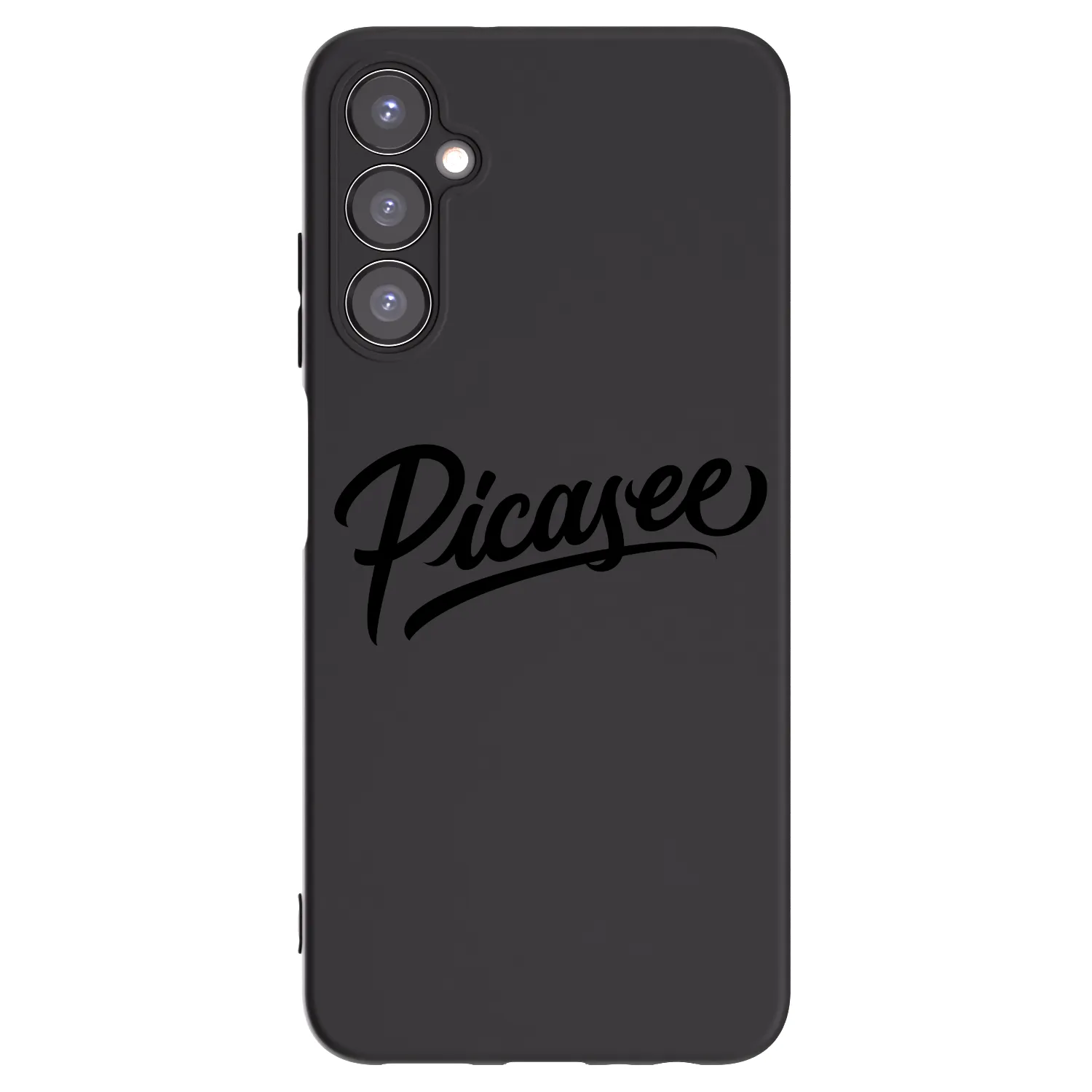 Picasee silikonowe czarne etui na Samsung Galaxy A05s A057G - Picasee - old logo - black