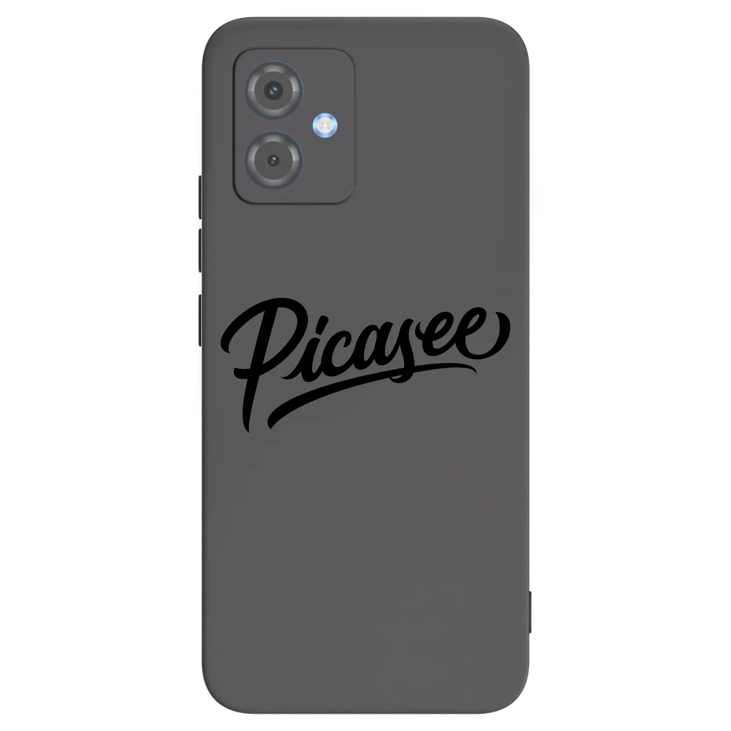 Picasee silikonowe czarne etui na Motorola Moto G14 - Picasee - old logo - black