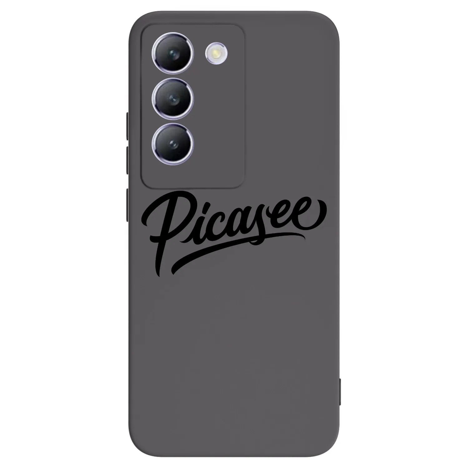 Picasee silikonowe czarne etui na Vivo V40 SE 5G - Picasee - old logo - black