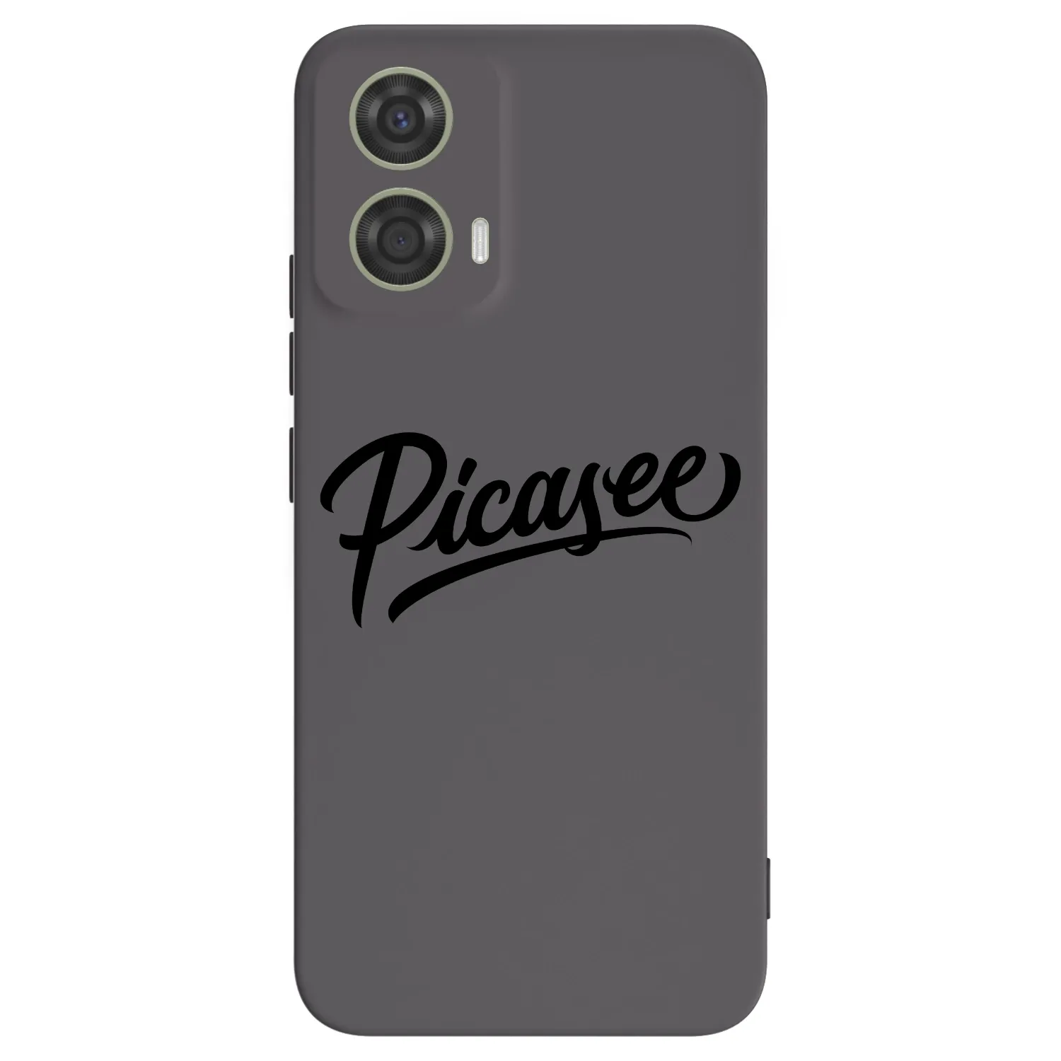 Picasee silikonowe czarne etui na Motorola Moto G24 - Picasee - old logo - black