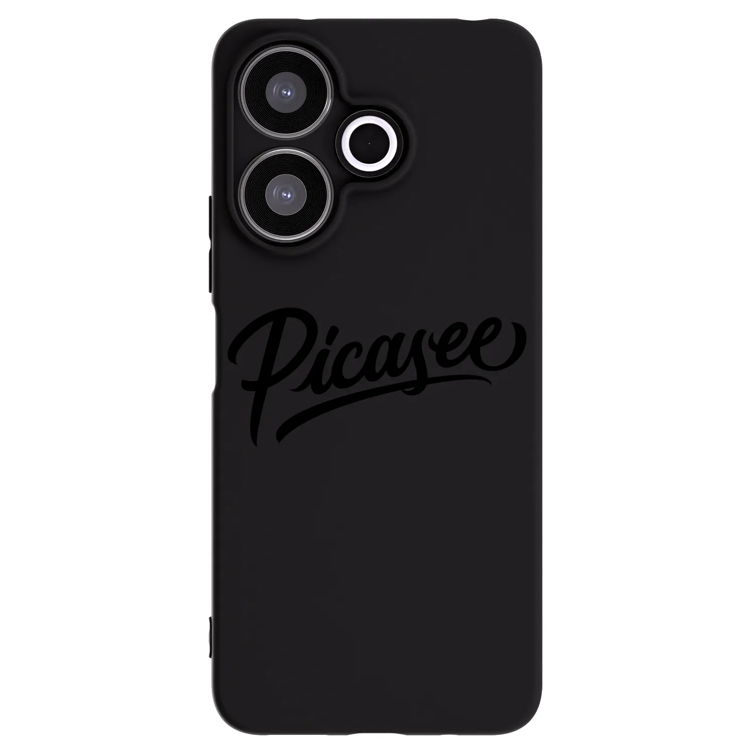 Picasee silikonowe czarne etui na Xiaomi Redmi 13 4G - Picasee - old logo - black