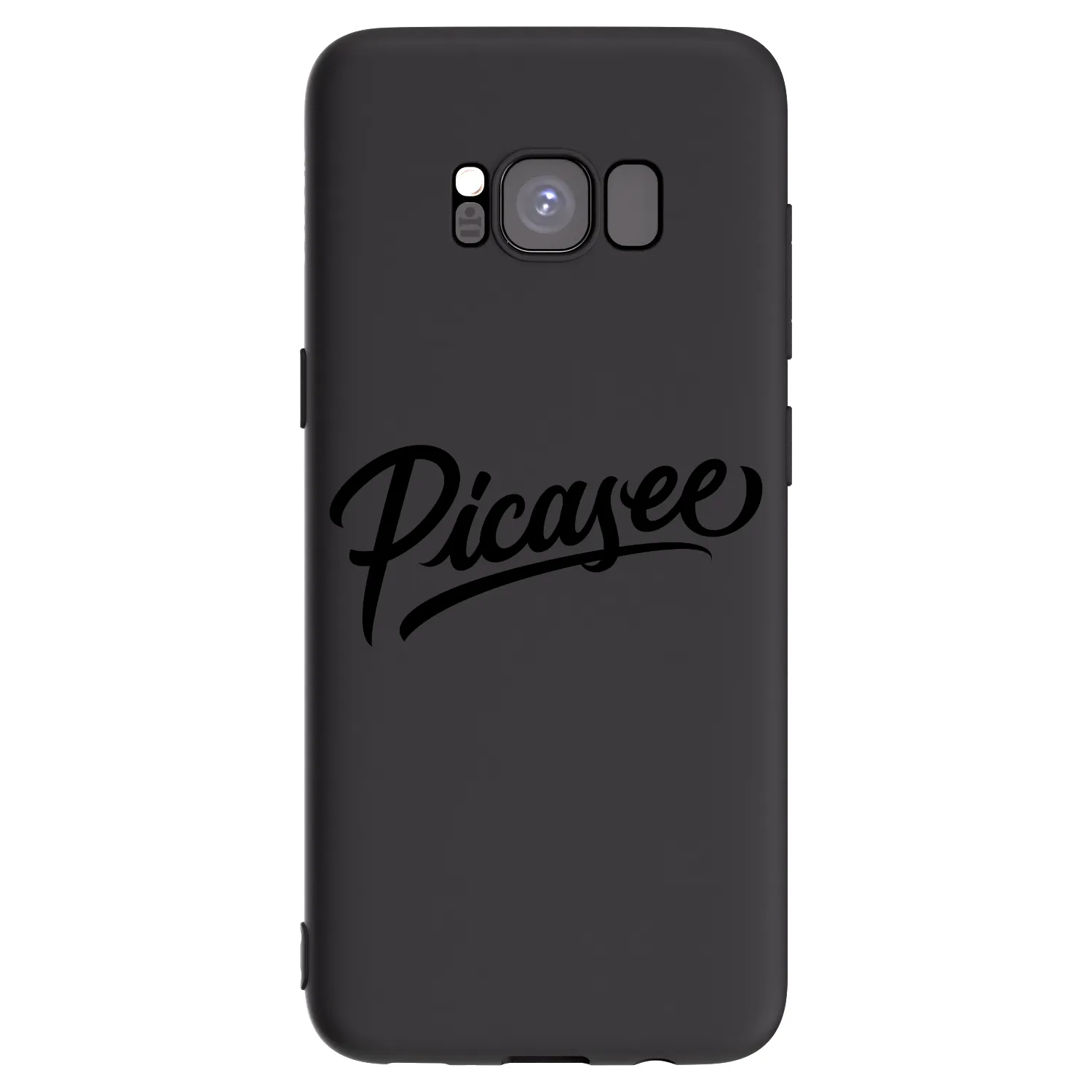 Picasee silikonowe czarne etui na Samsung Galaxy S8 G950F - Picasee - old logo - black