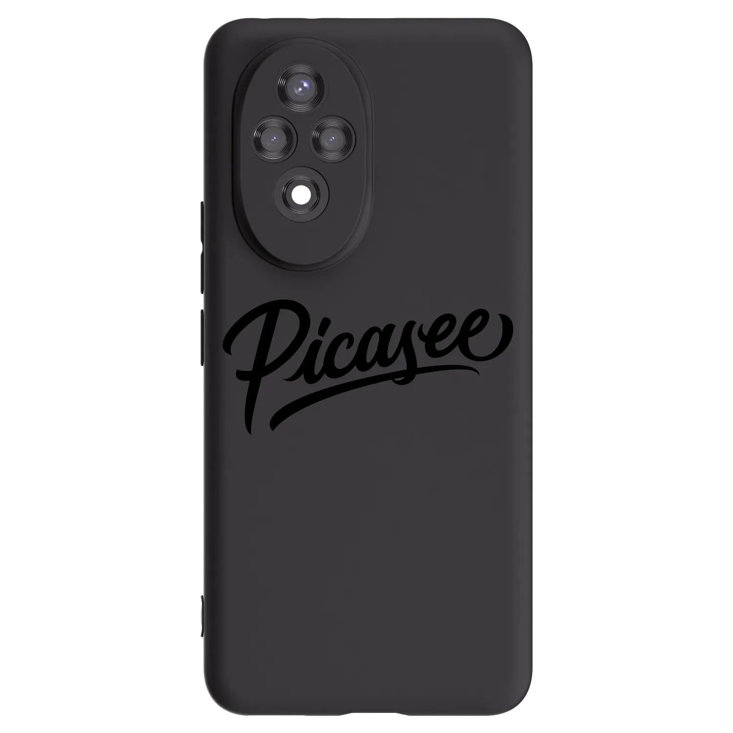 Picasee silikonowe czarne etui na Honor 200 5G - Picasee - old logo - black